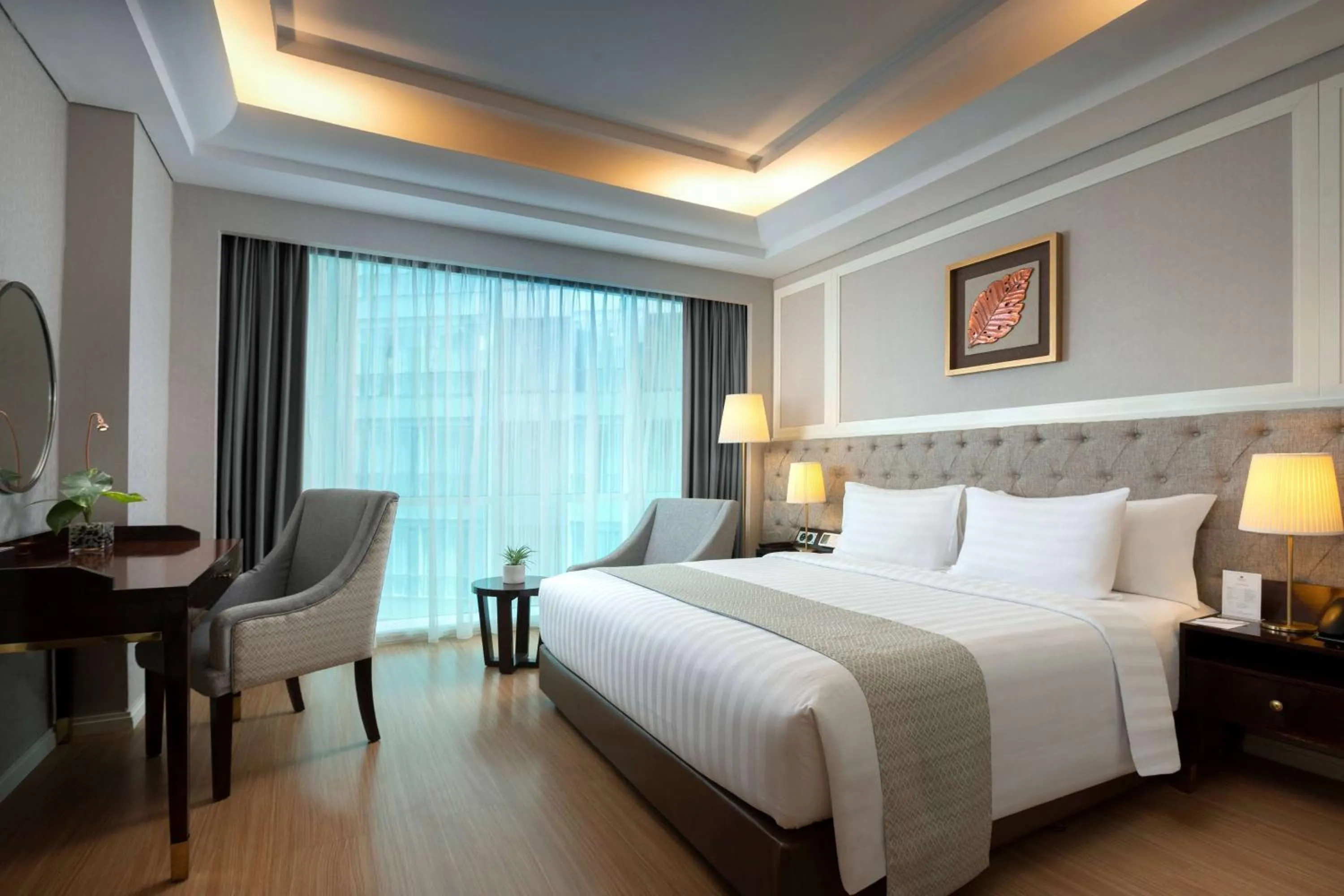 Photo of the whole room, Bed in Wyndham Panbil Batam