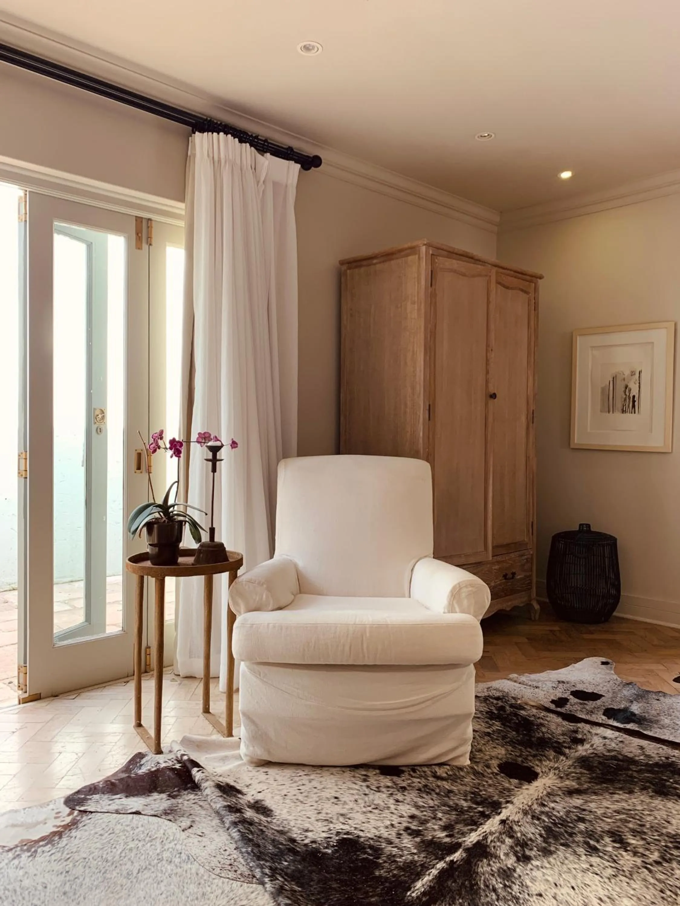 Seating area in Hoeveld House