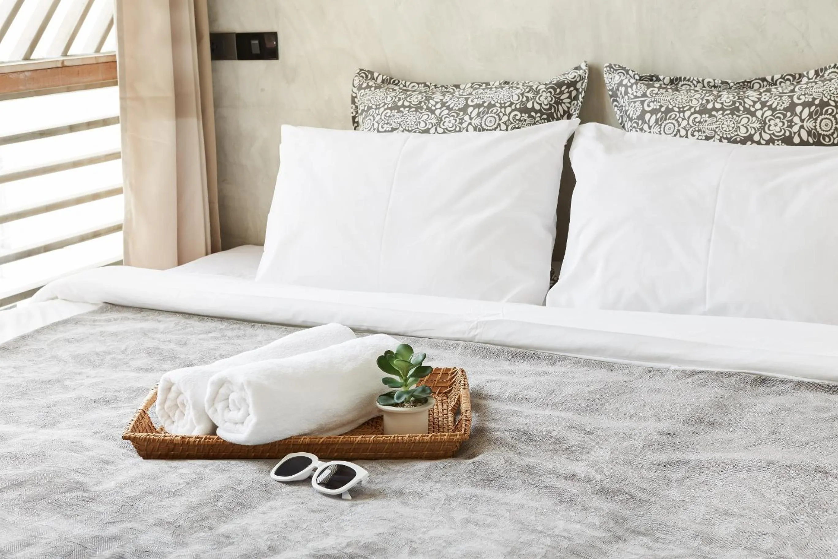 Bed in Vann Bangkok Boutique House