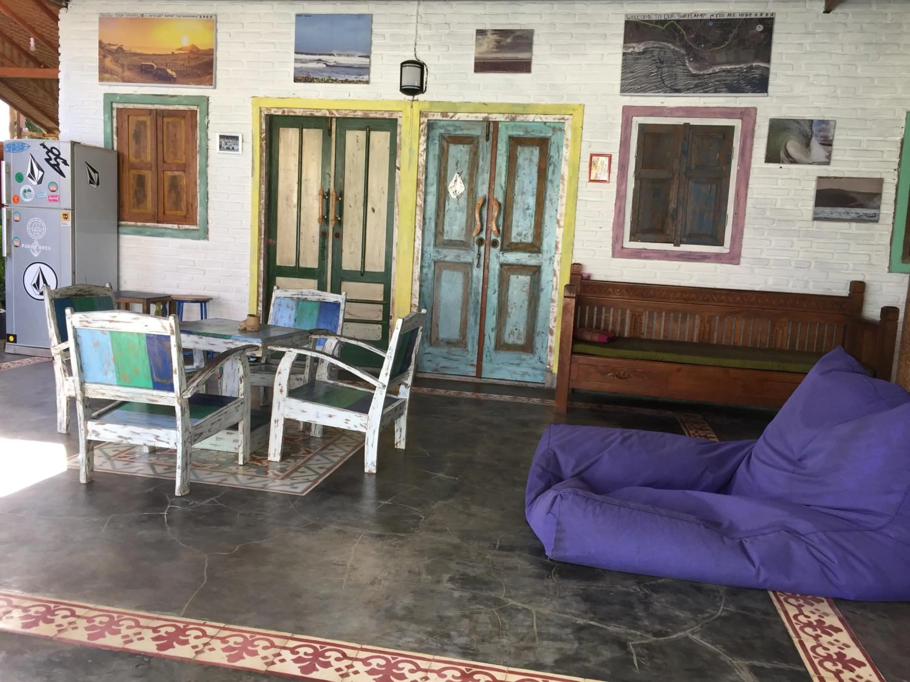 Balcony/Terrace in Medewi Secret SurfCamp