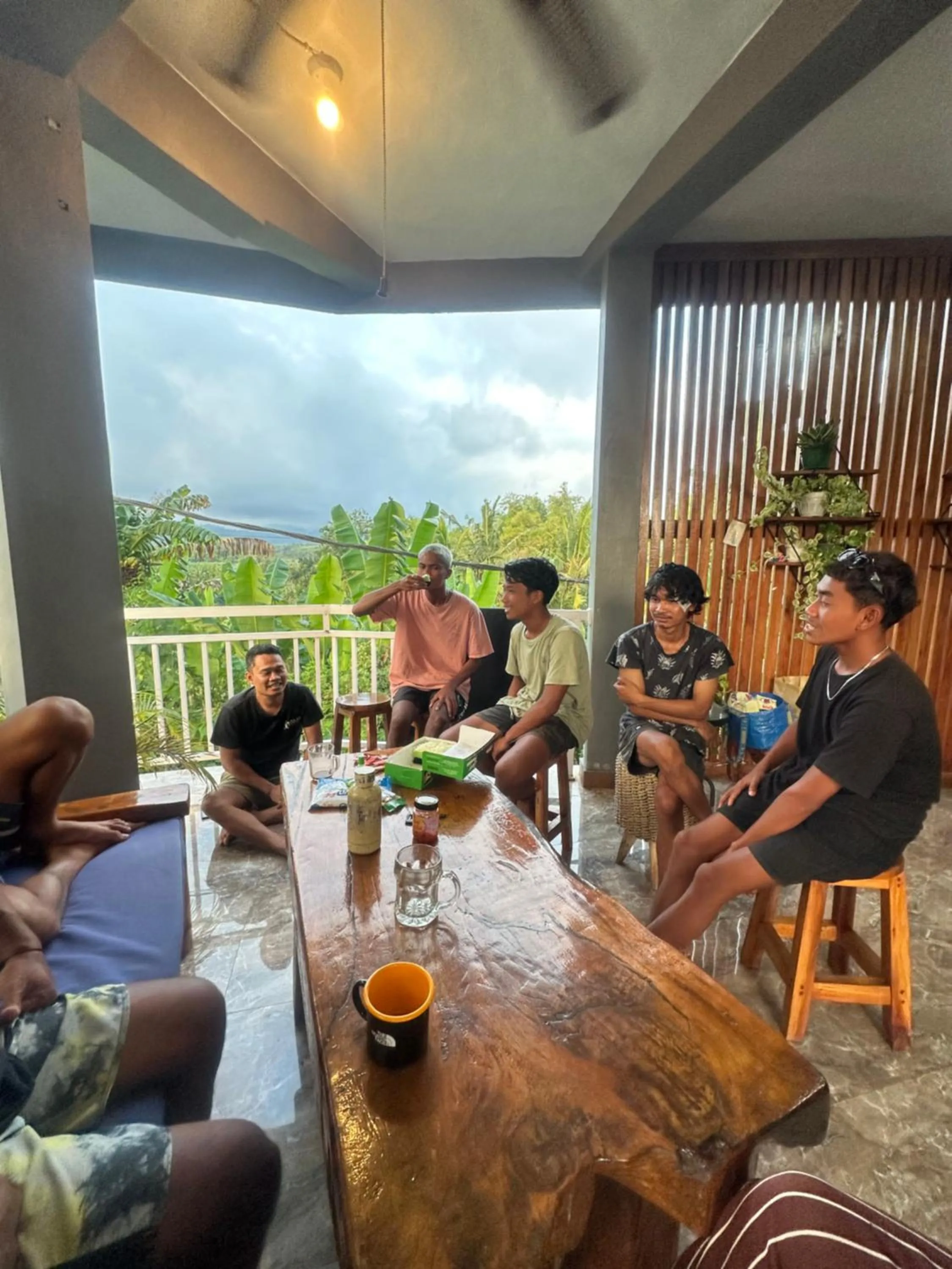 Patio in Medewi Secret SurfCamp