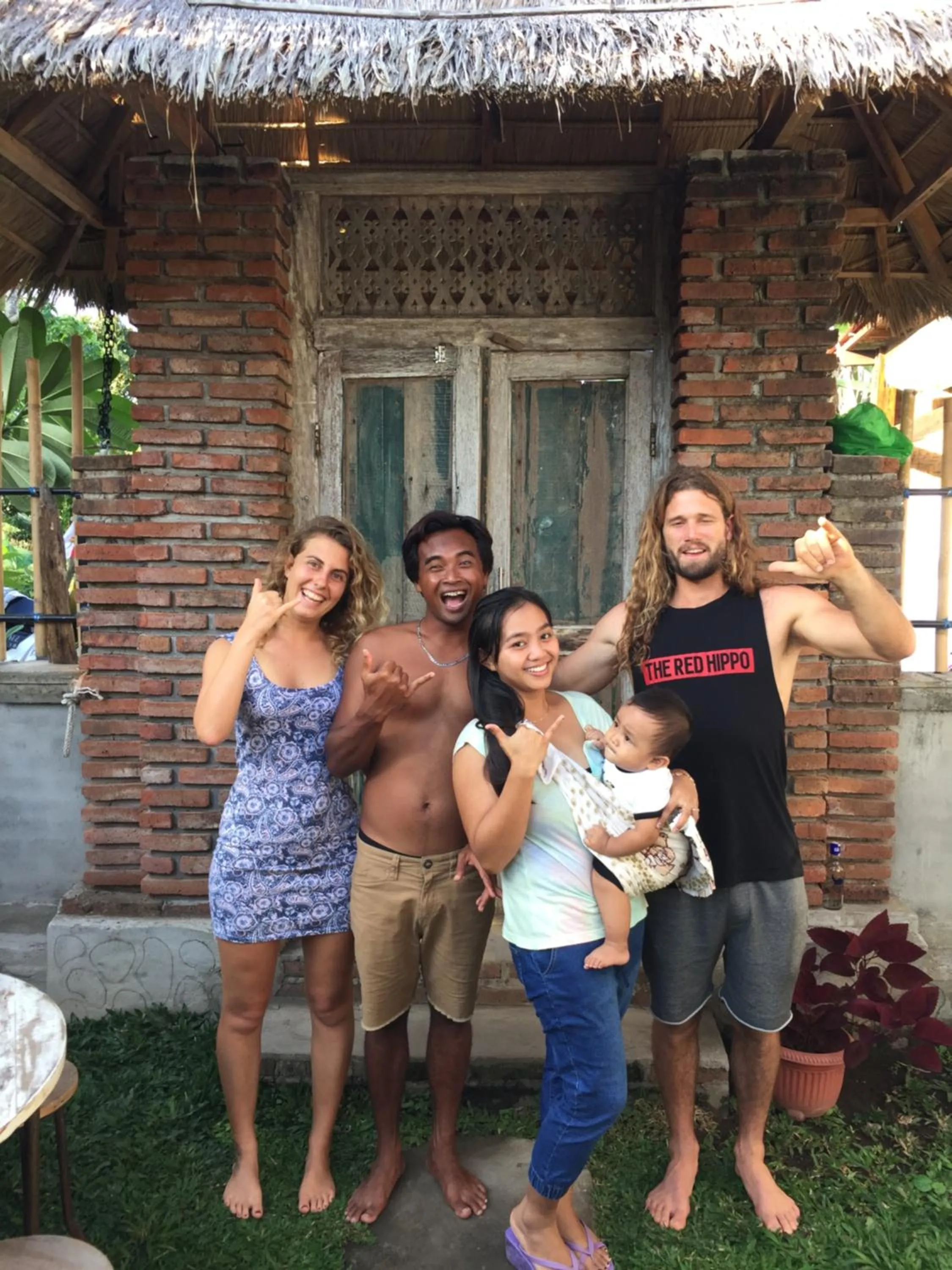 Guests in Medewi Secret SurfCamp