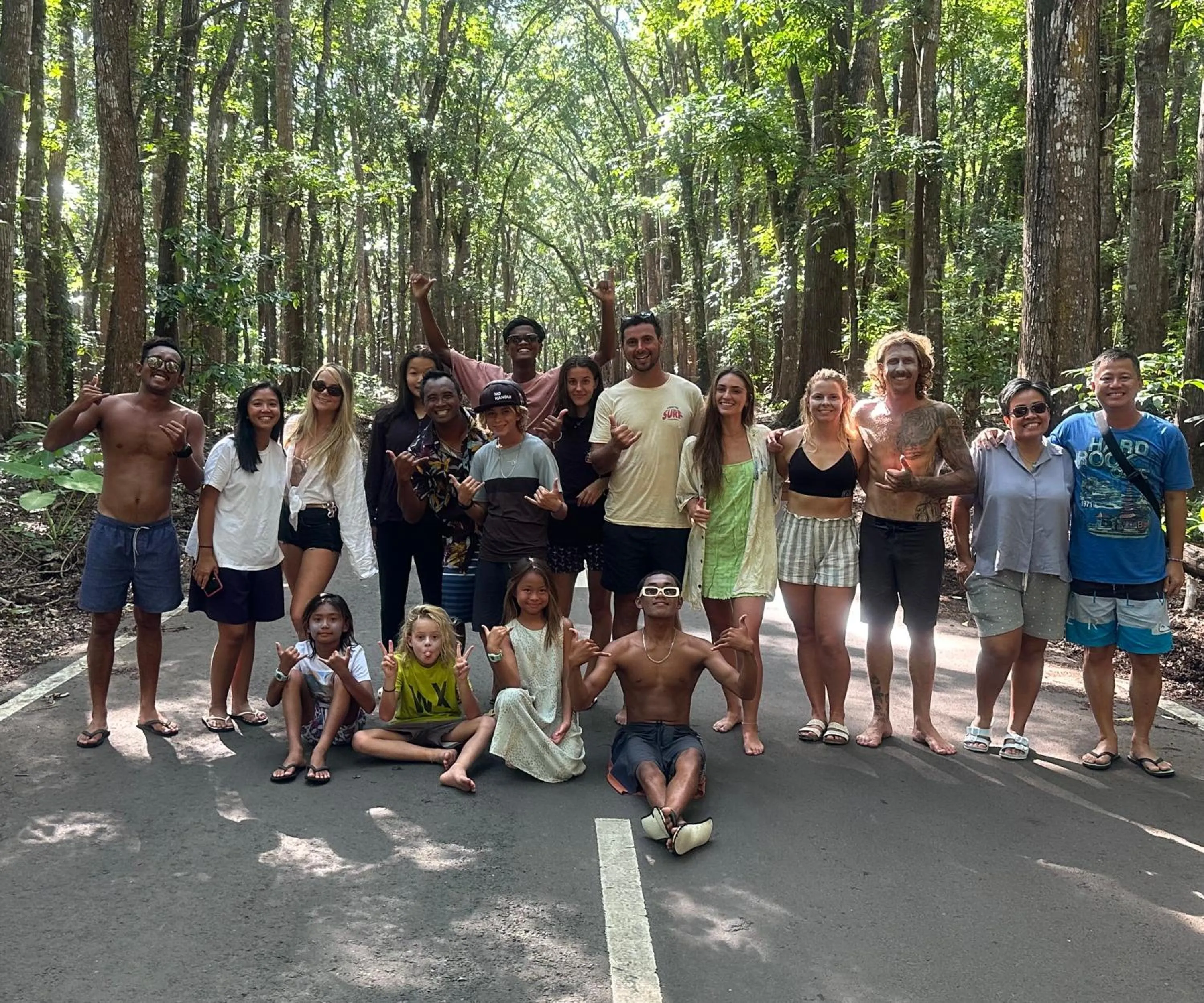 People in Medewi Secret SurfCamp