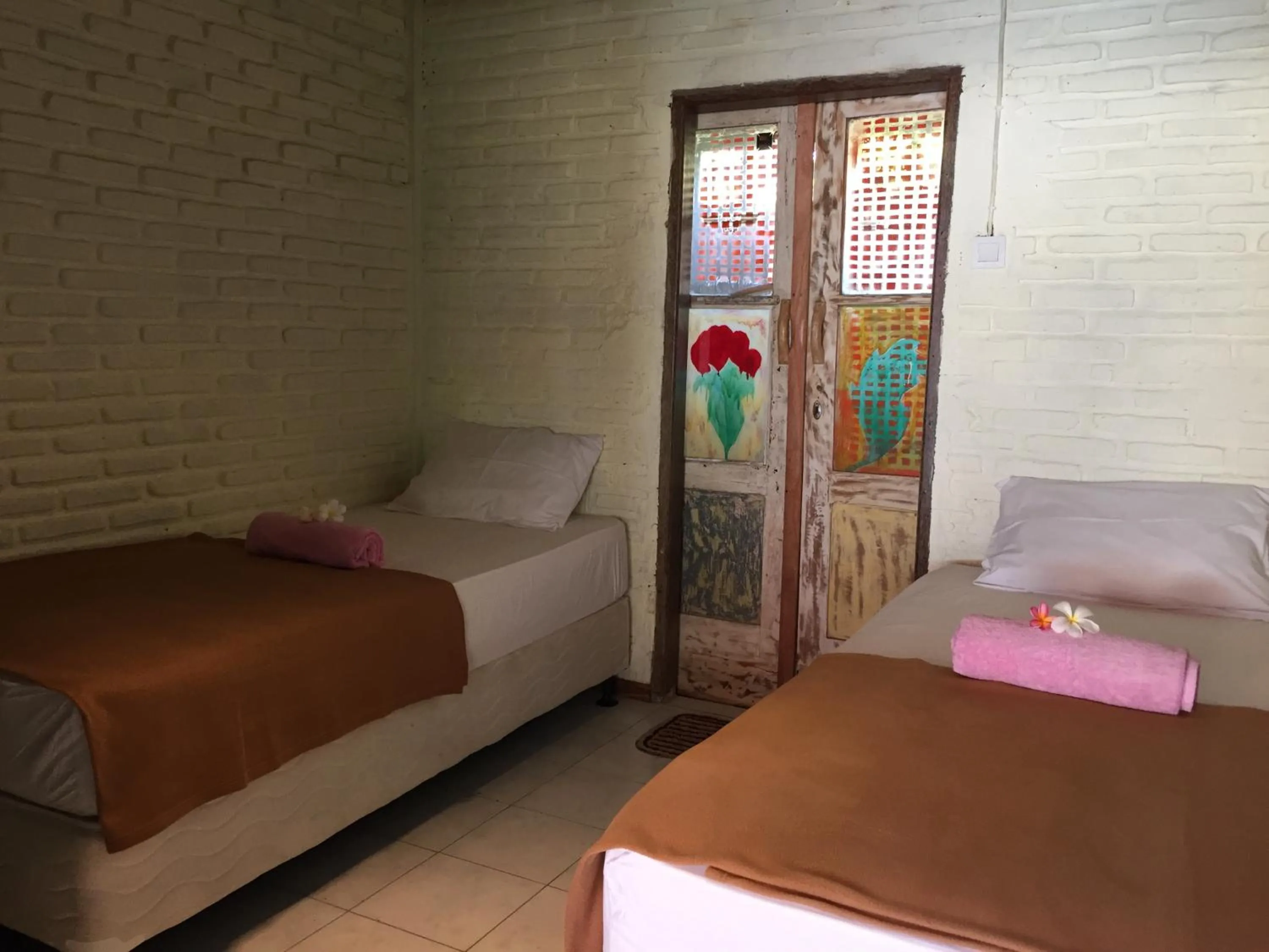 Bedroom, Bed in Medewi Secret SurfCamp