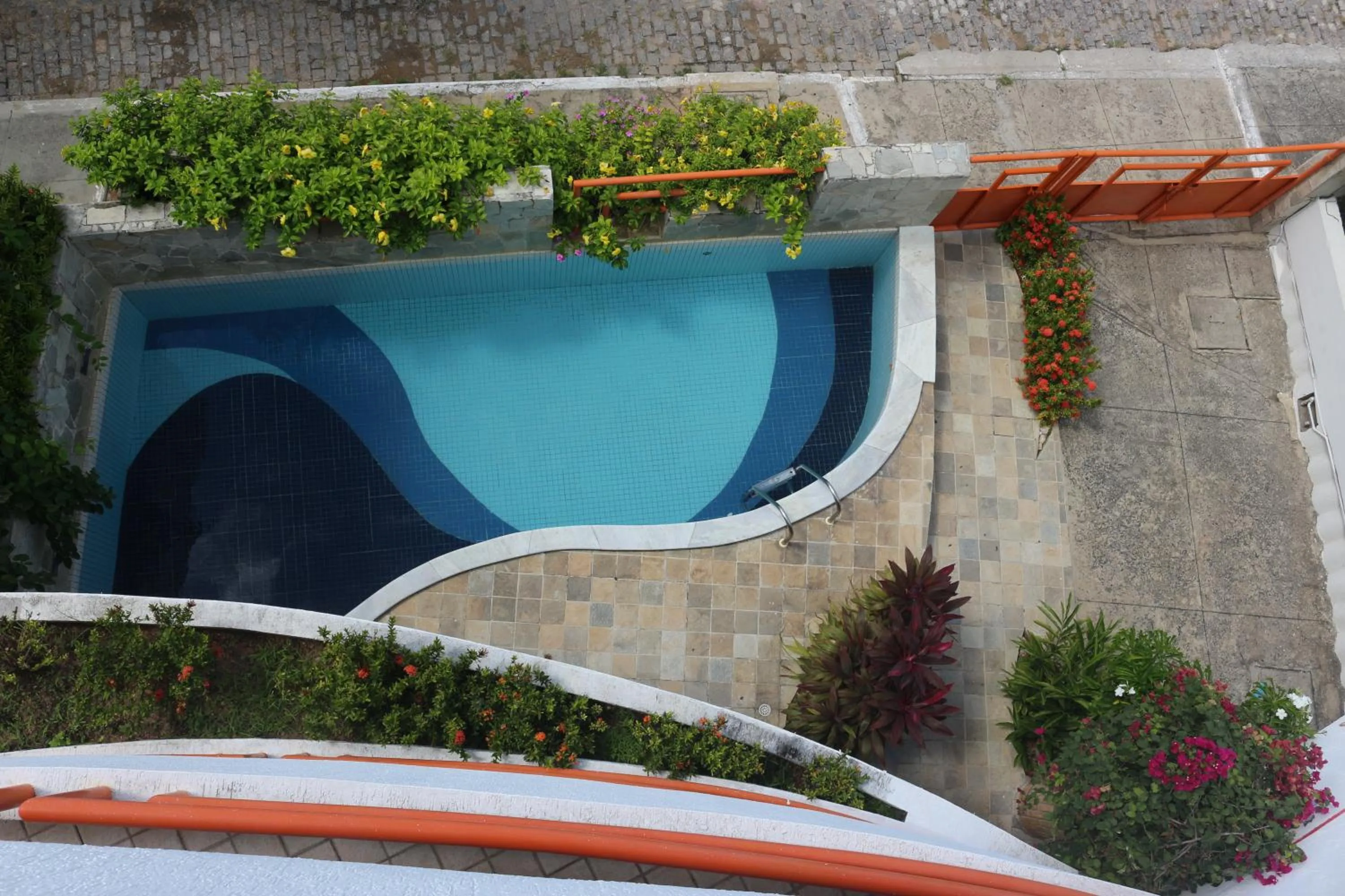 Swimming pool in Marambaia Apart Hotel