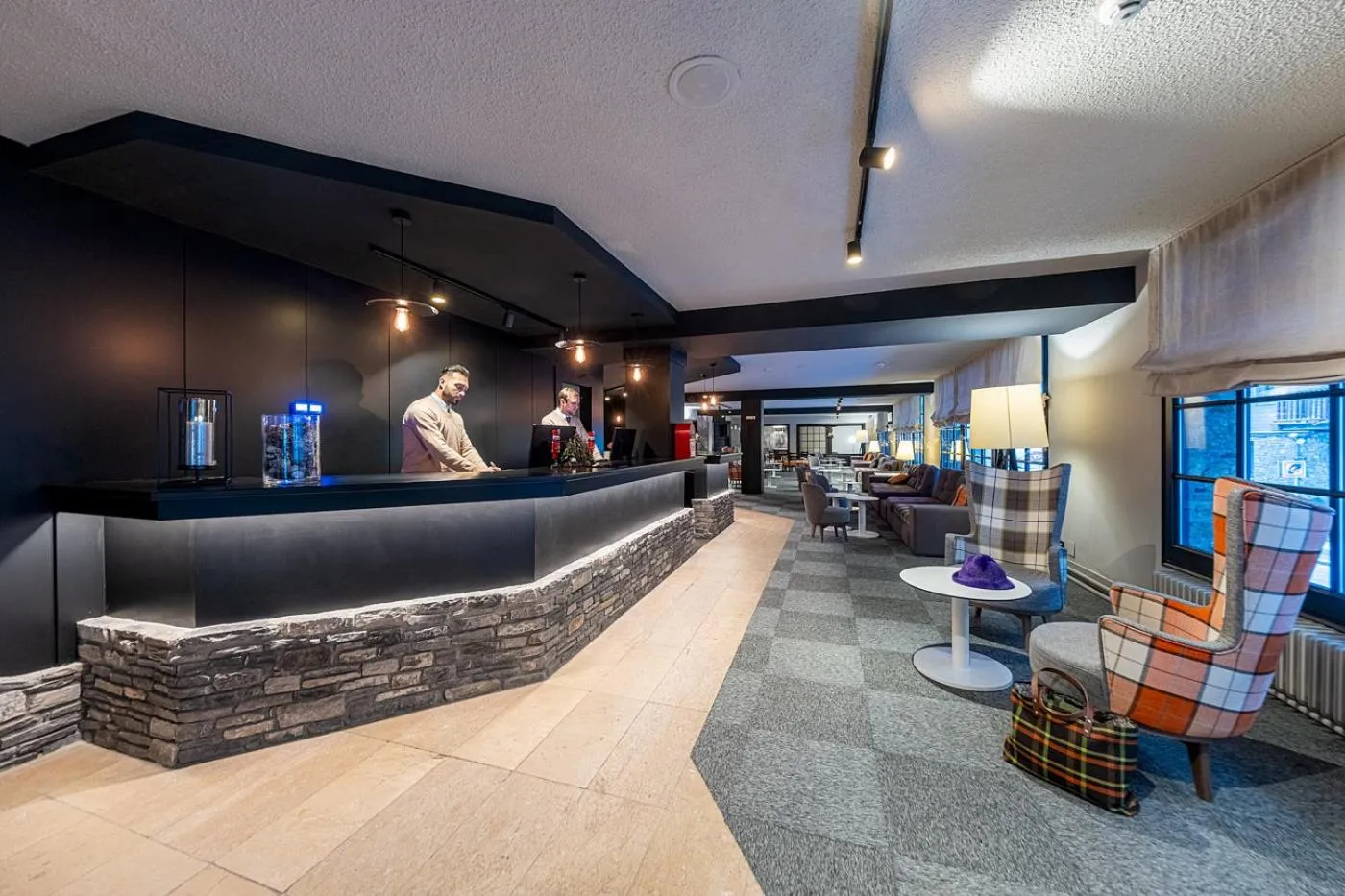 Lobby or reception in Hotel Cristina