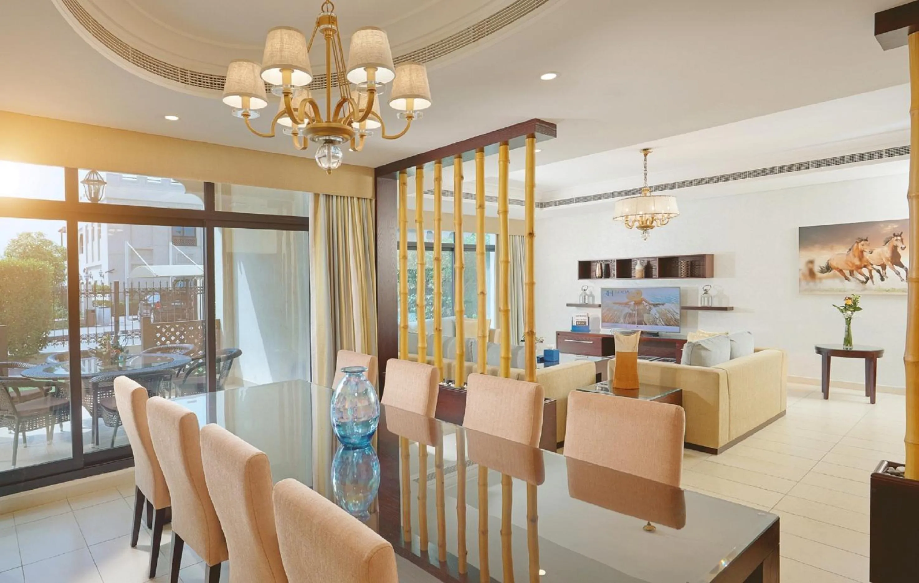 Seating area in Roda Beach Resort