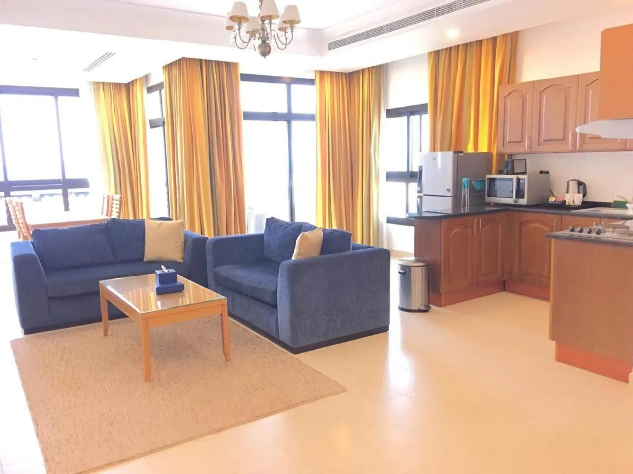 Kitchen or kitchenette in Roda Beach Resort