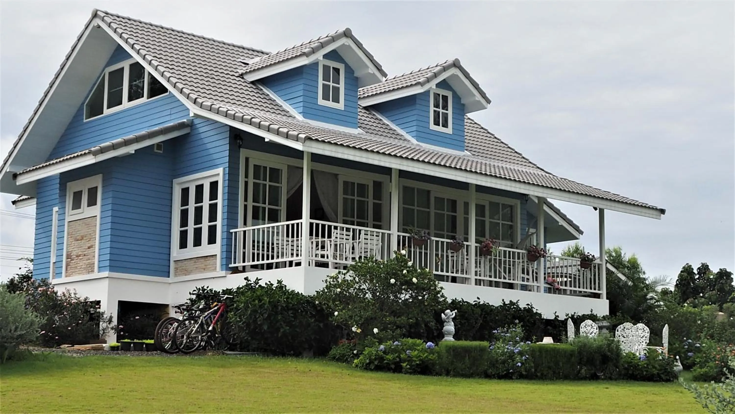 Misty English Cottage