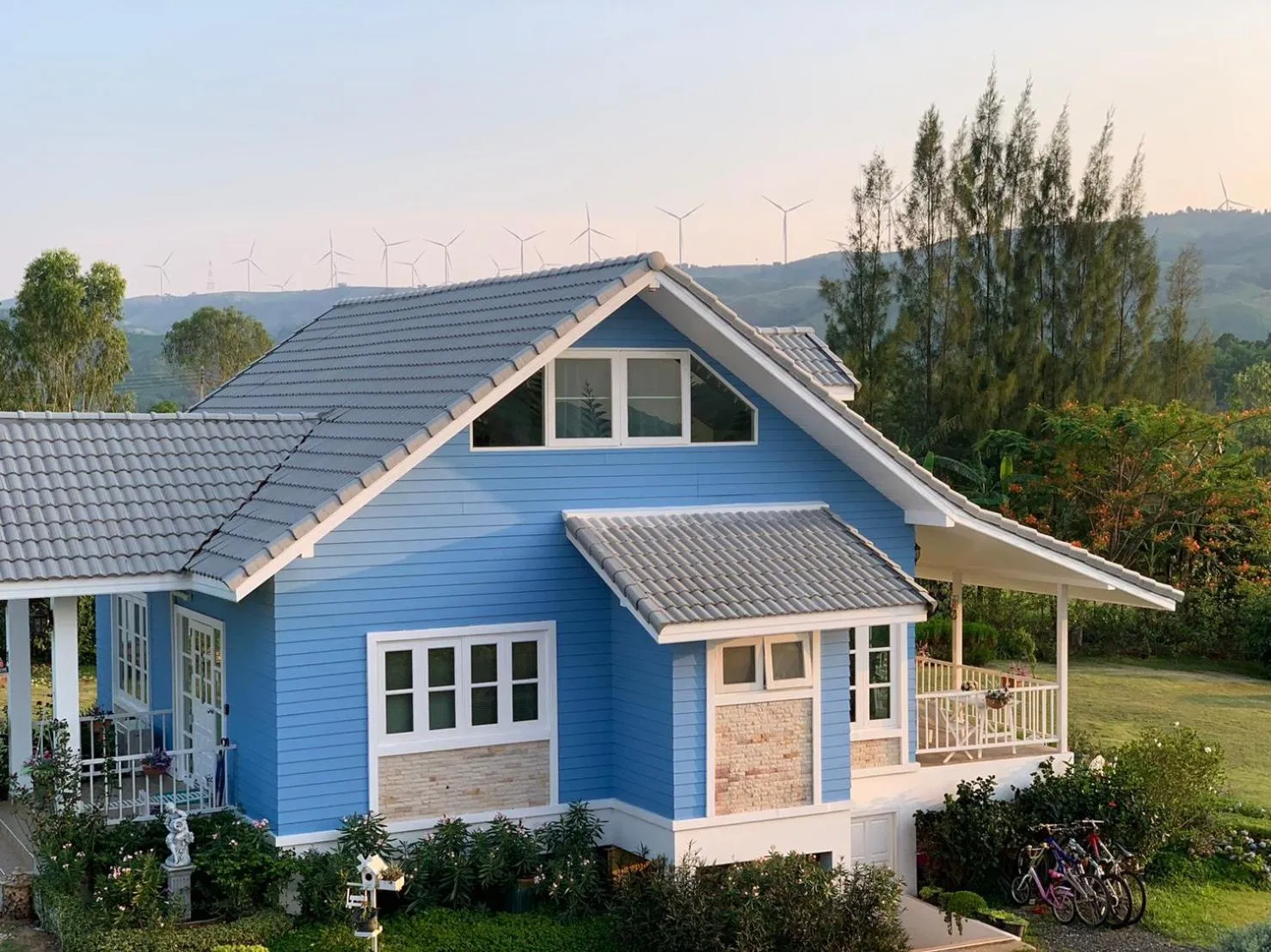 Misty English Cottage