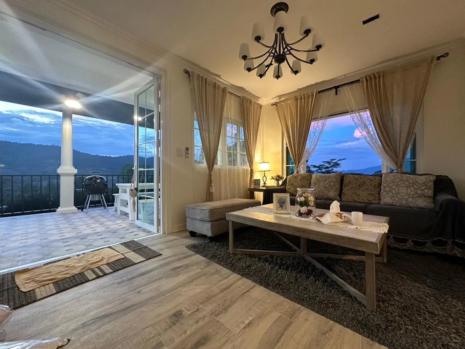 Living room in Misty English Cottage