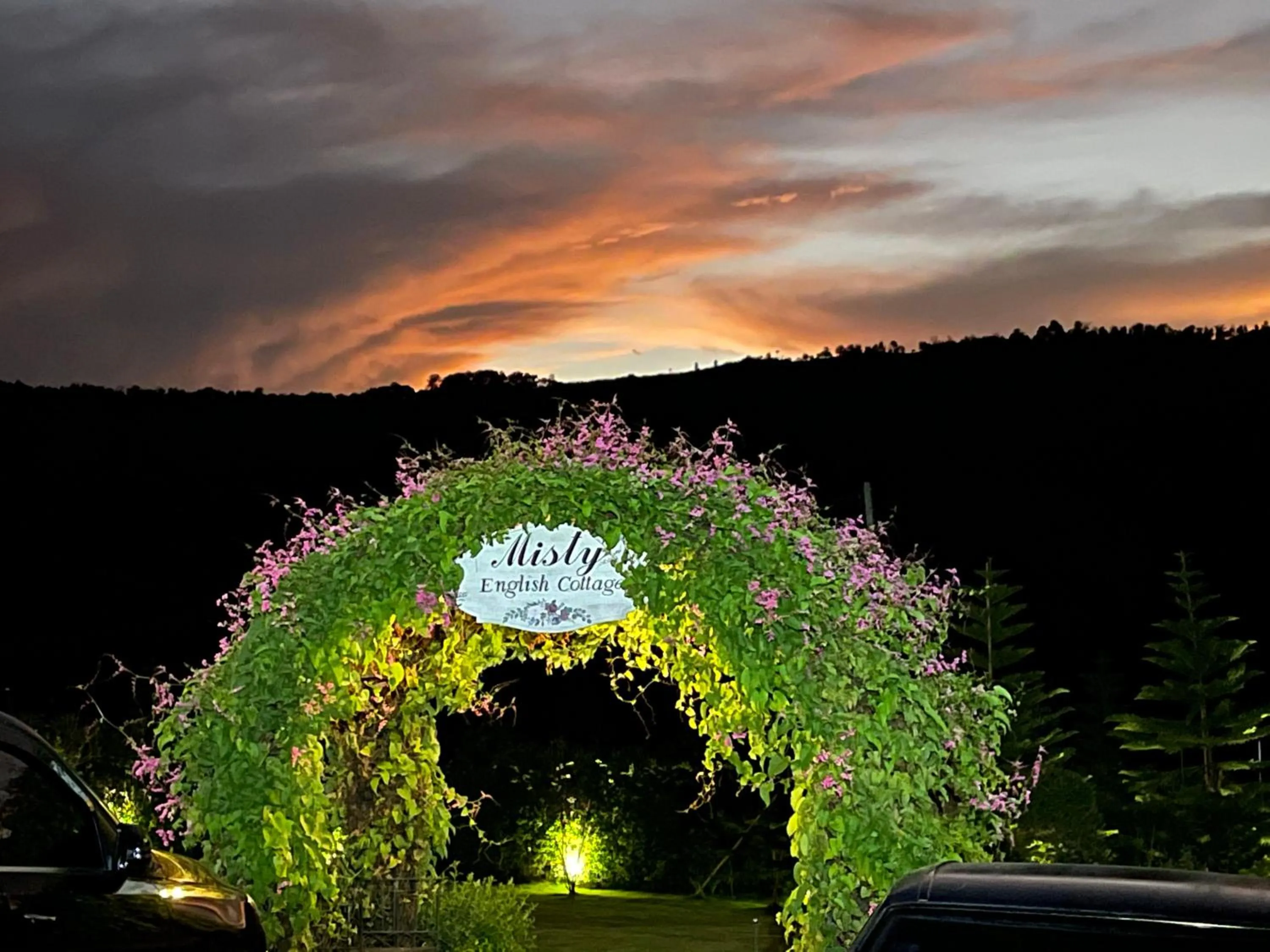 Misty English Cottage