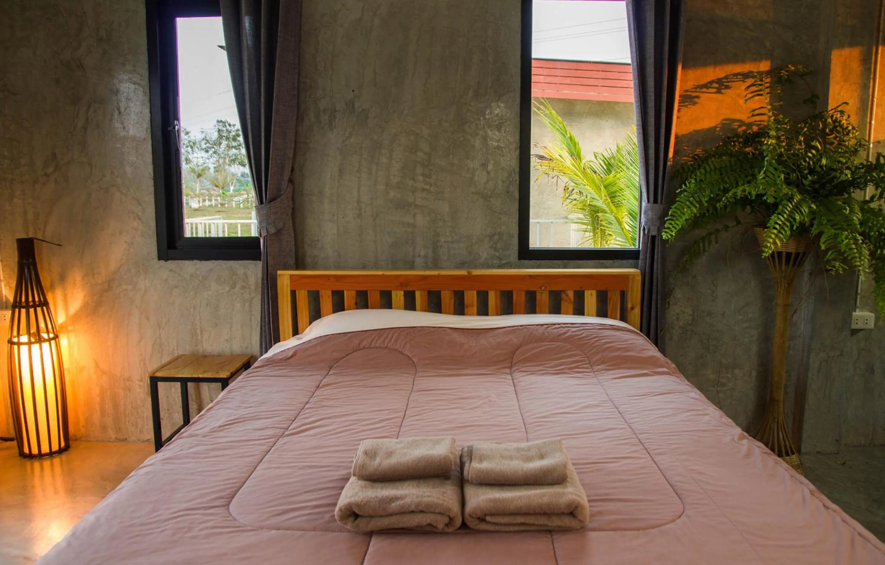 Photo of the whole room, Bed in Santitham Home Farm Stay