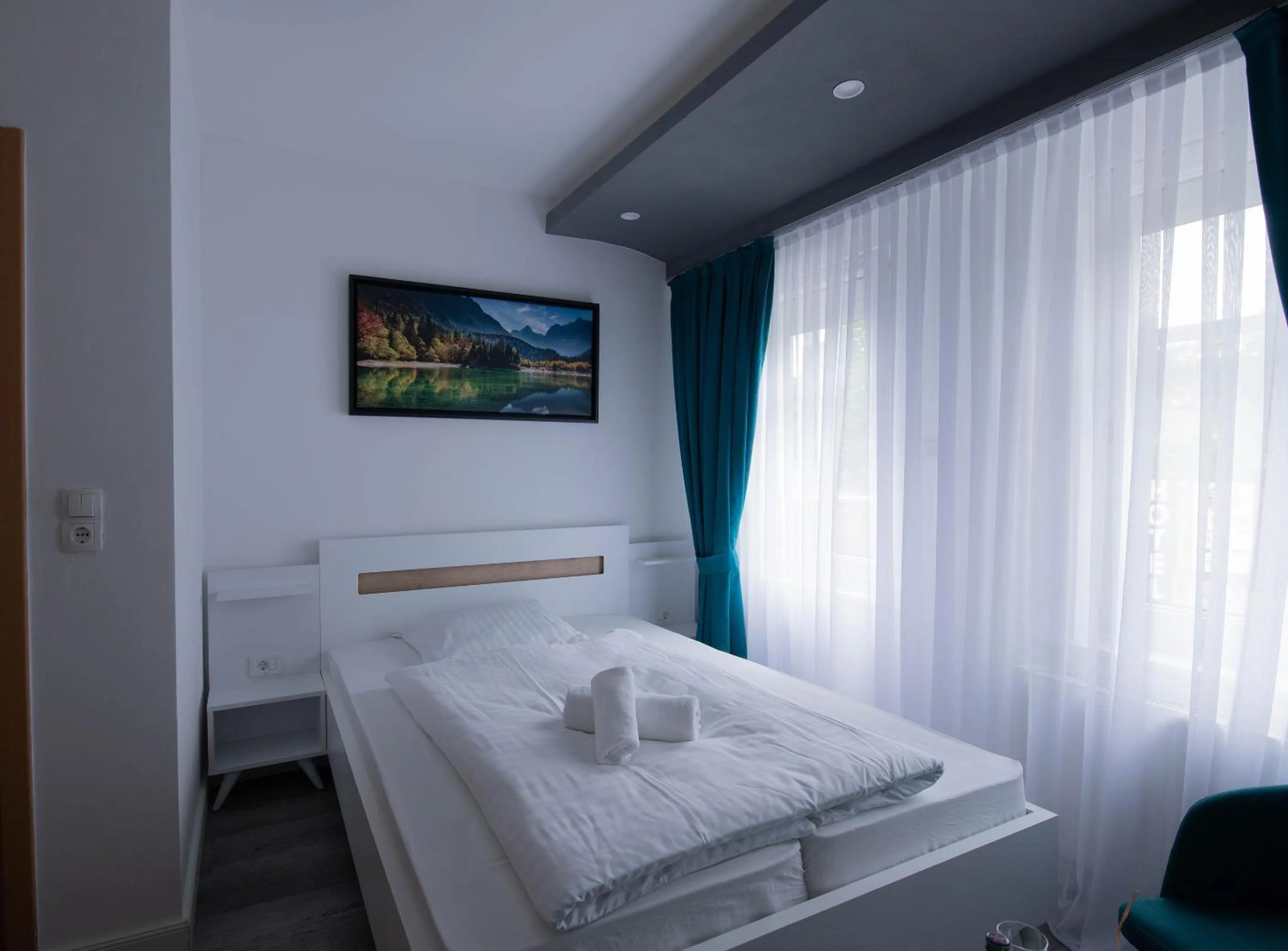 Bed in Heidepension Bispingen