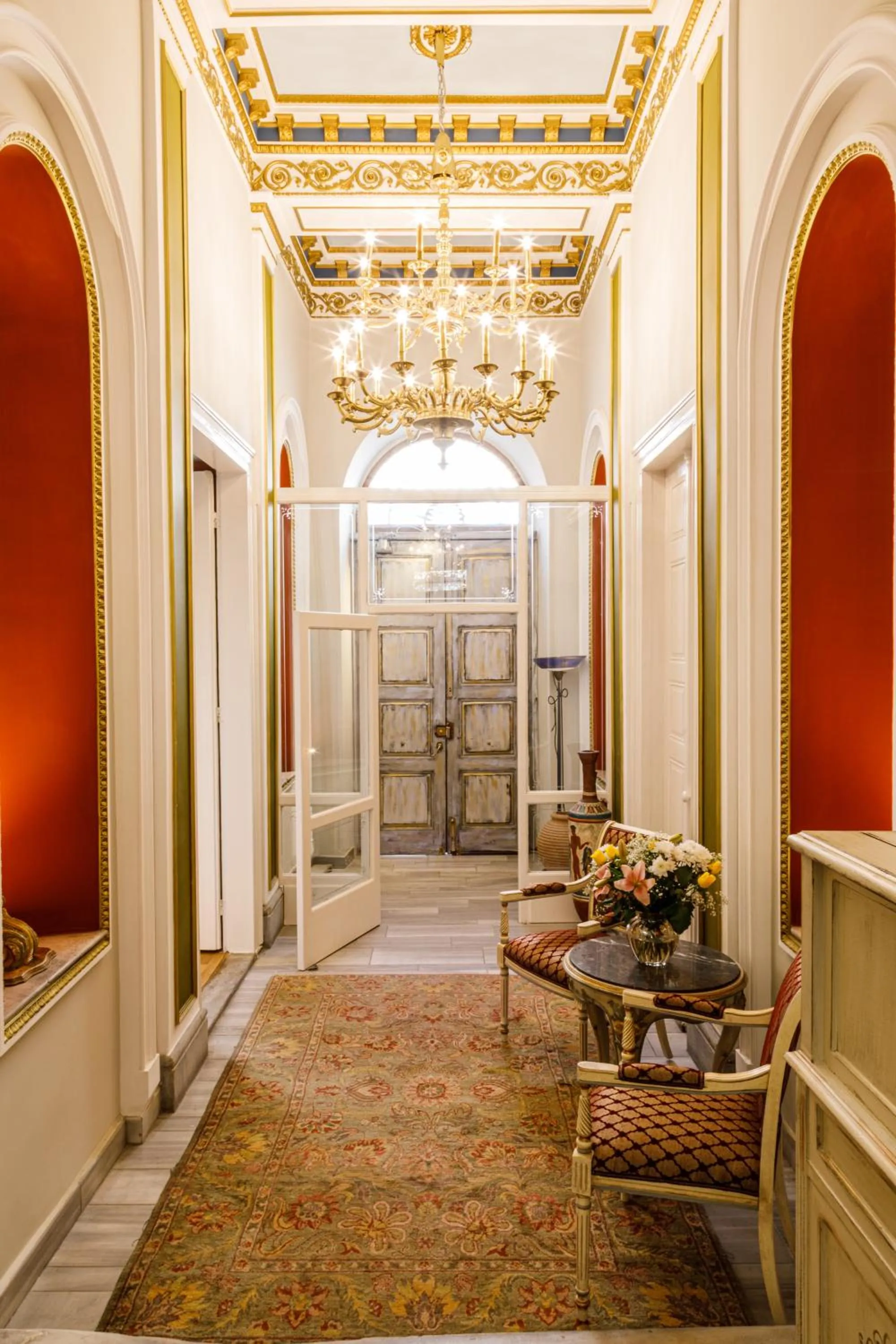 Facade/entrance in Palaiologos Luxury City Hotel