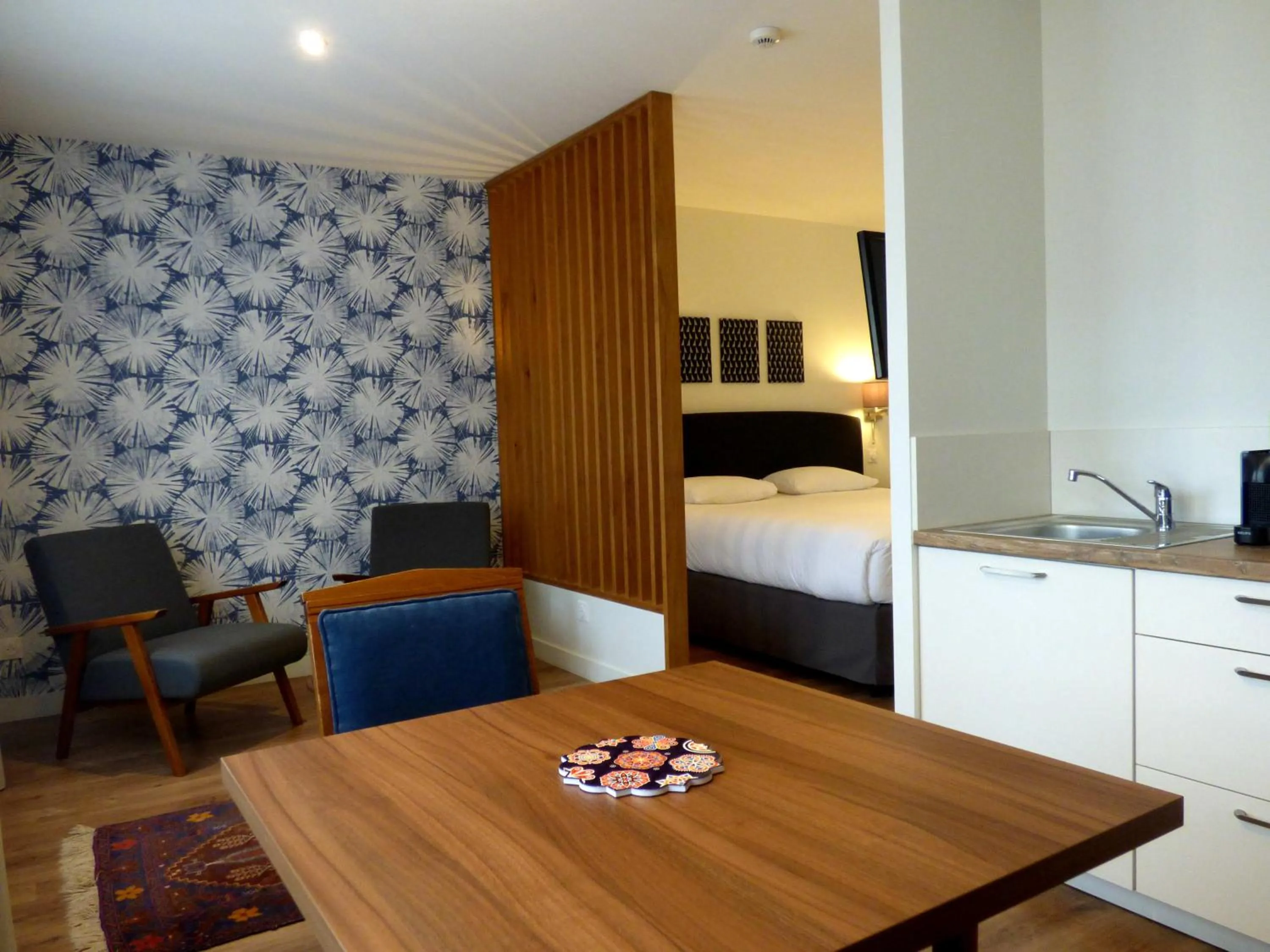 Bed in Hôtel La Tonnellerie