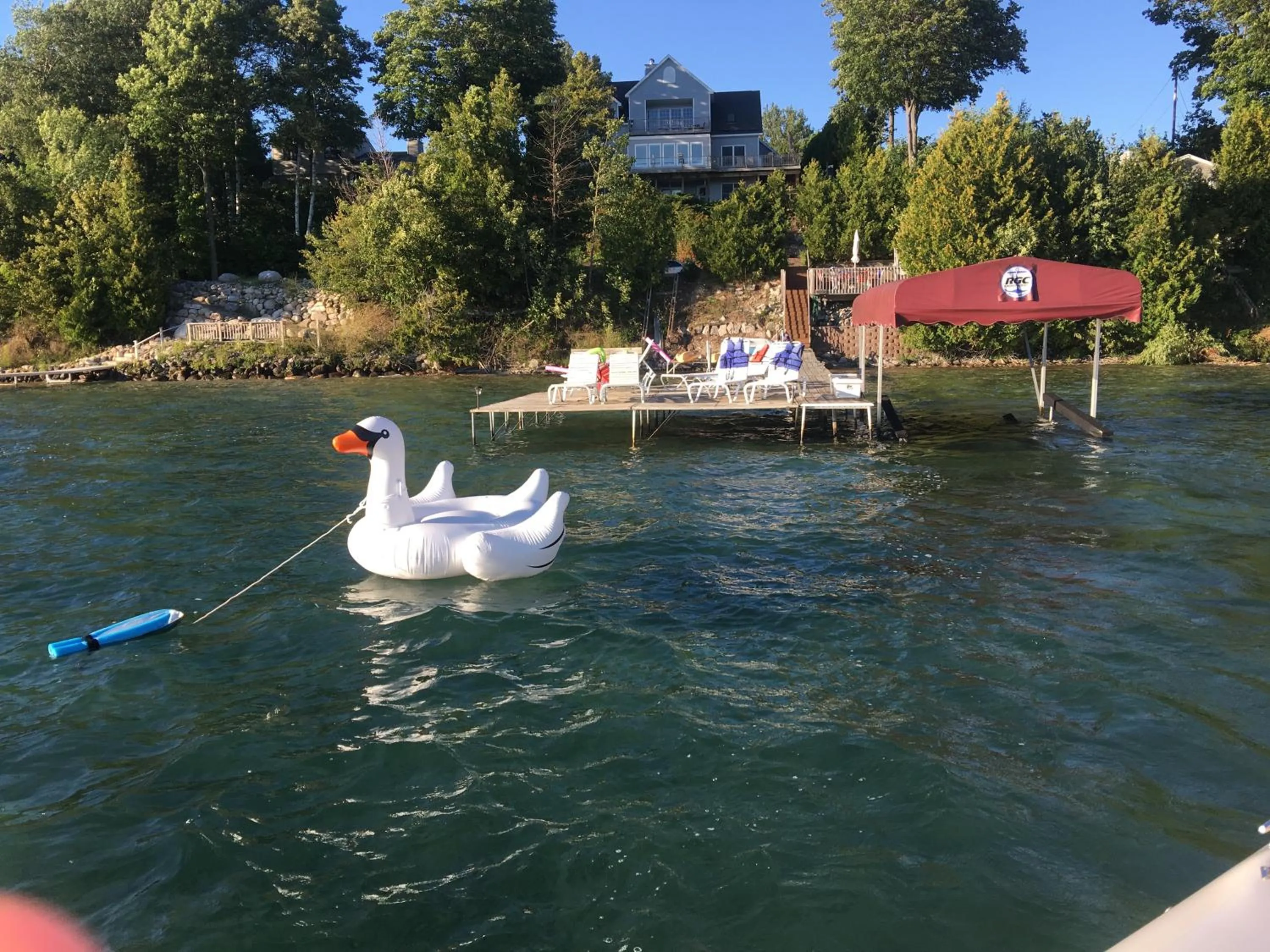 Lake view in The Torch Lake Bed and Breakfast