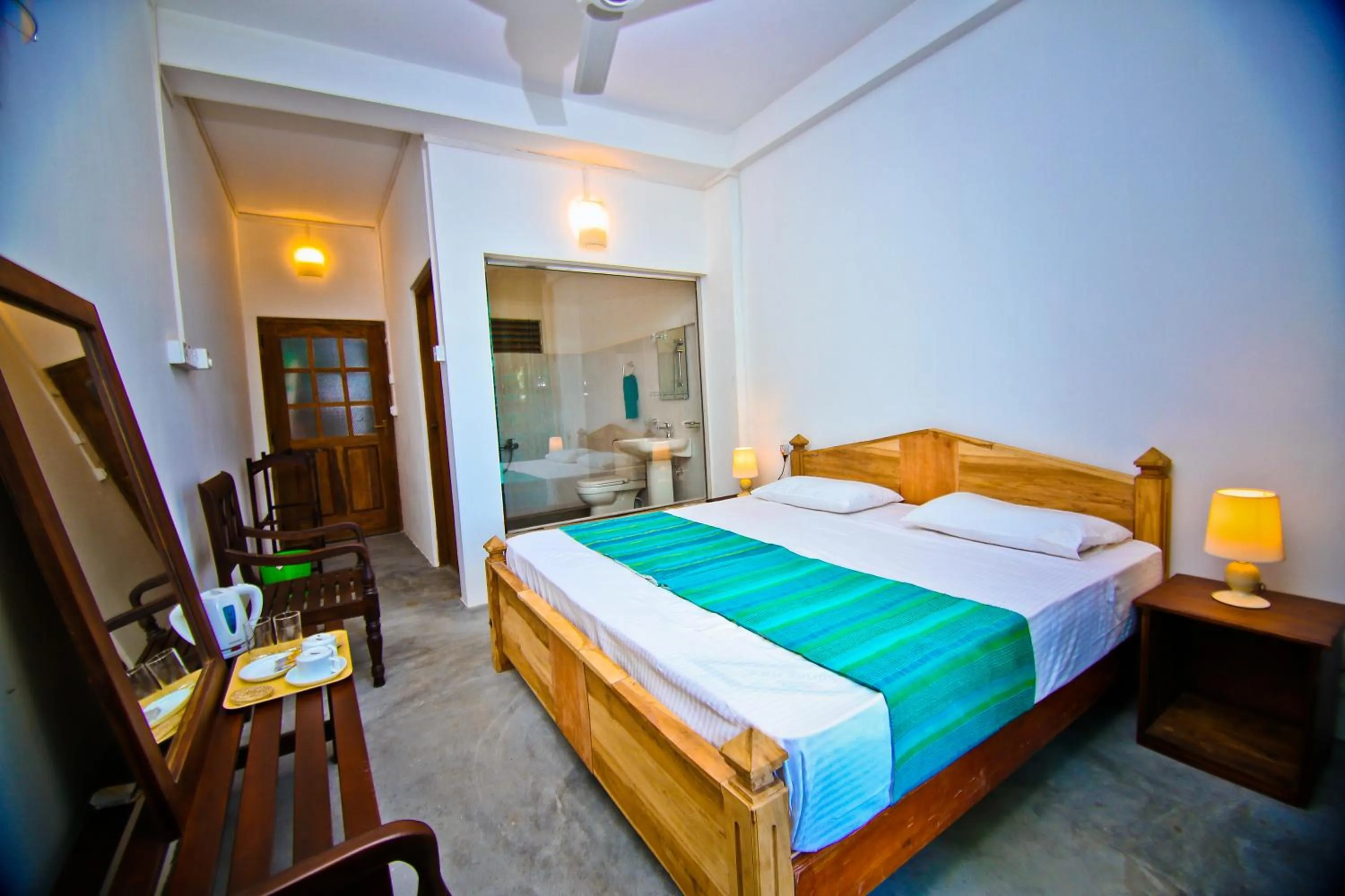 Bathroom, Bed in Ella Alpine Resort