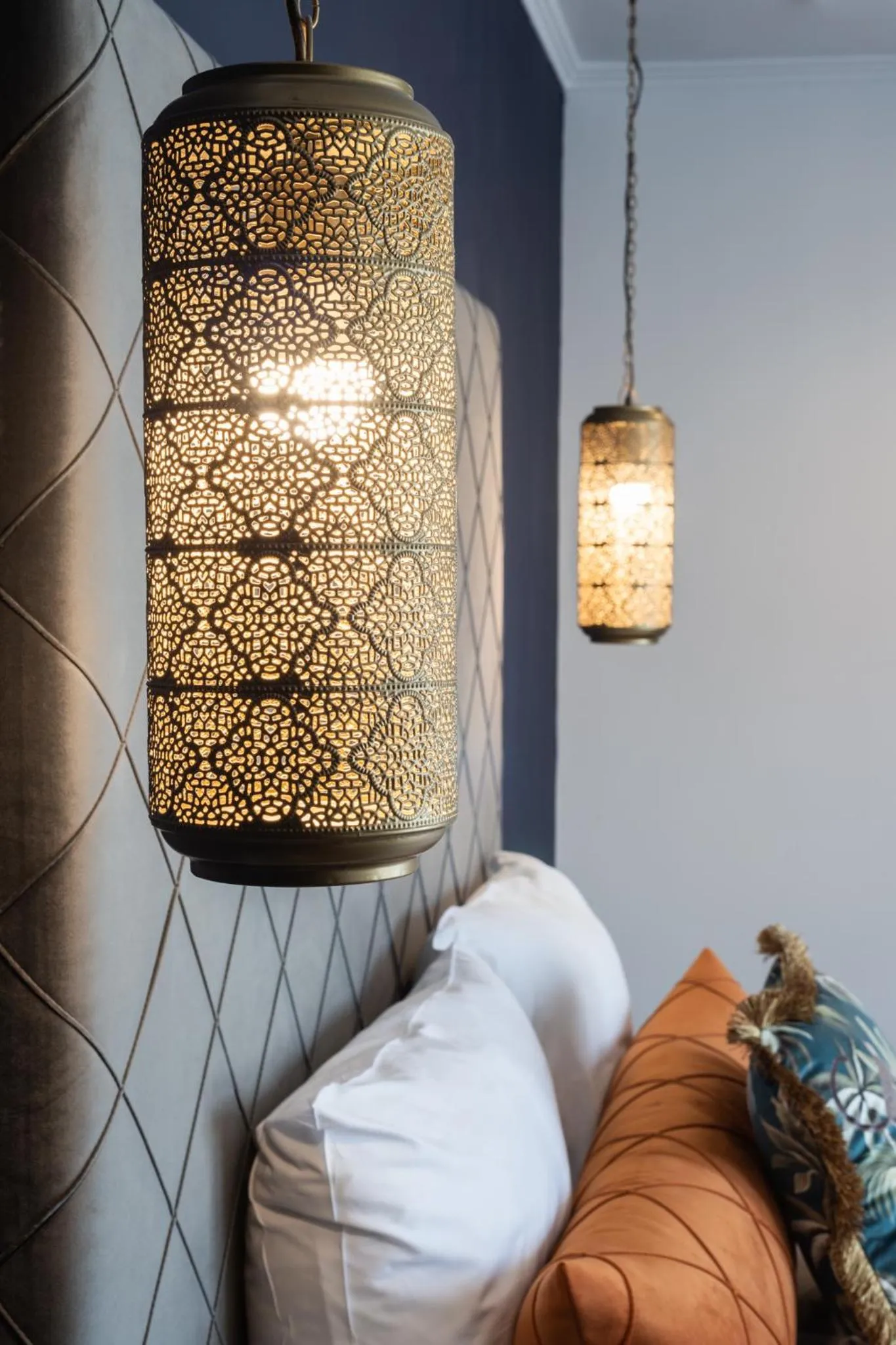 Decorative detail, Bed in Eldan Hotel