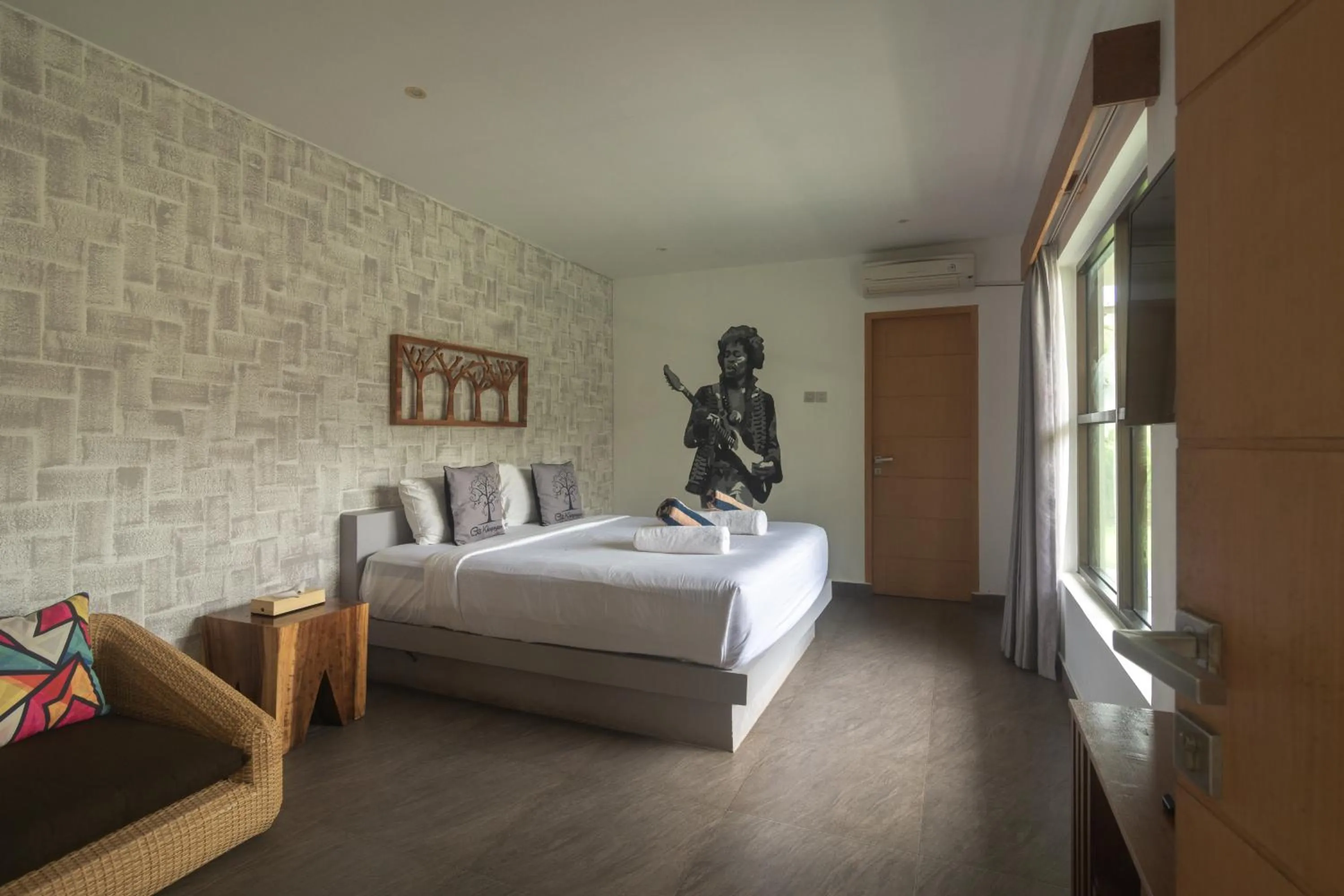 Bed in Gili Khayangan Villas