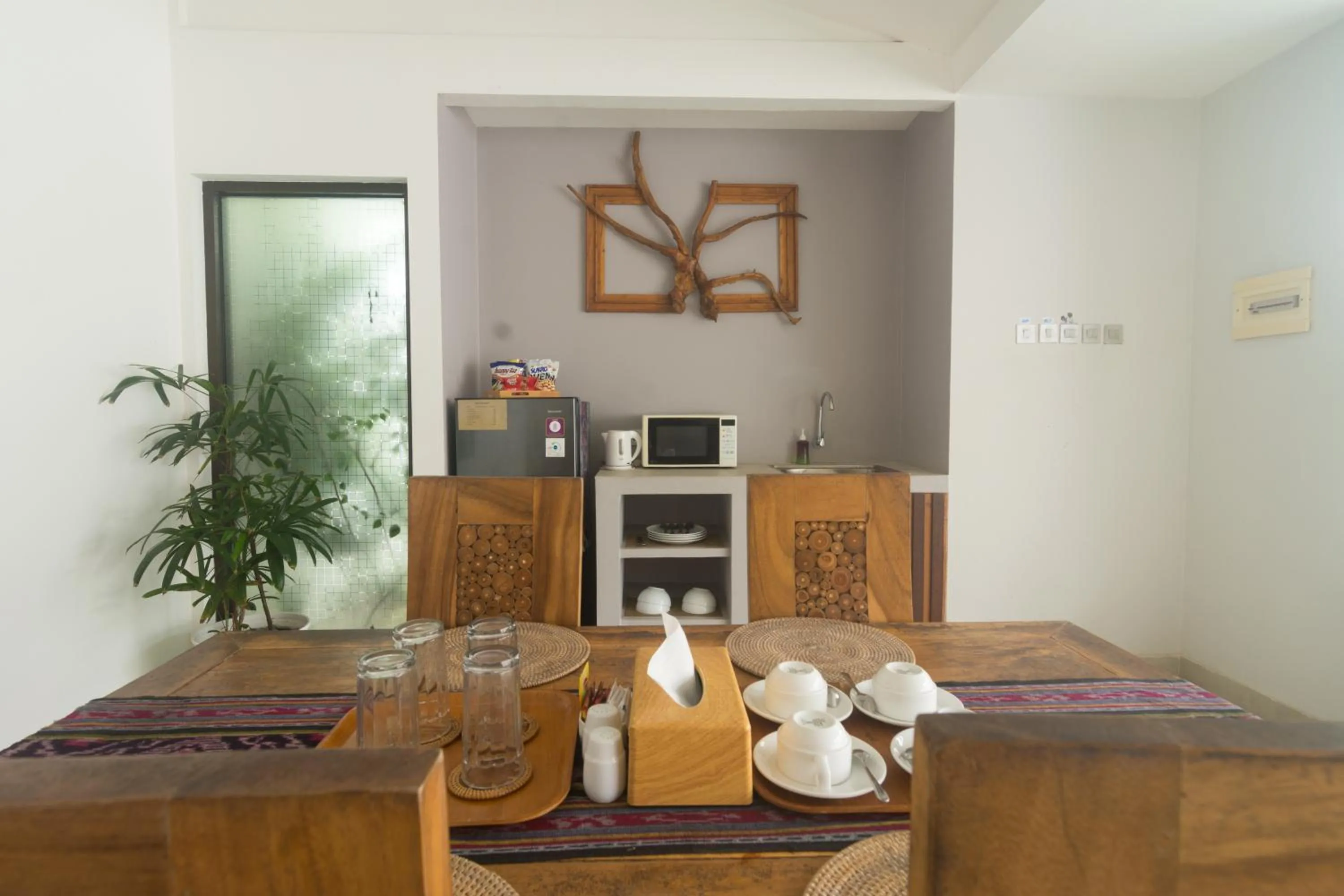 Coffee/tea facilities in Gili Khayangan Villas