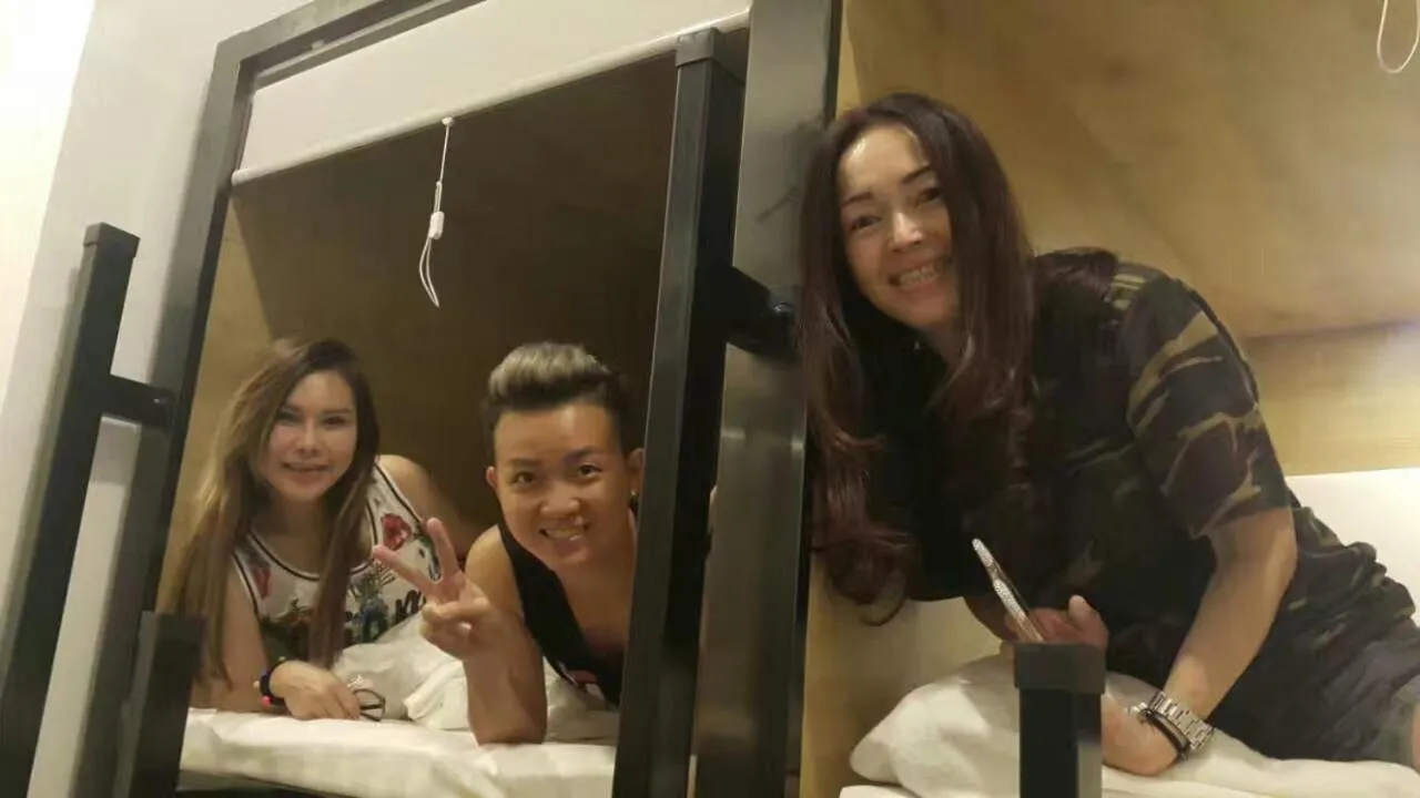 People in Cube Bed Station & Tours Sdn Bhd