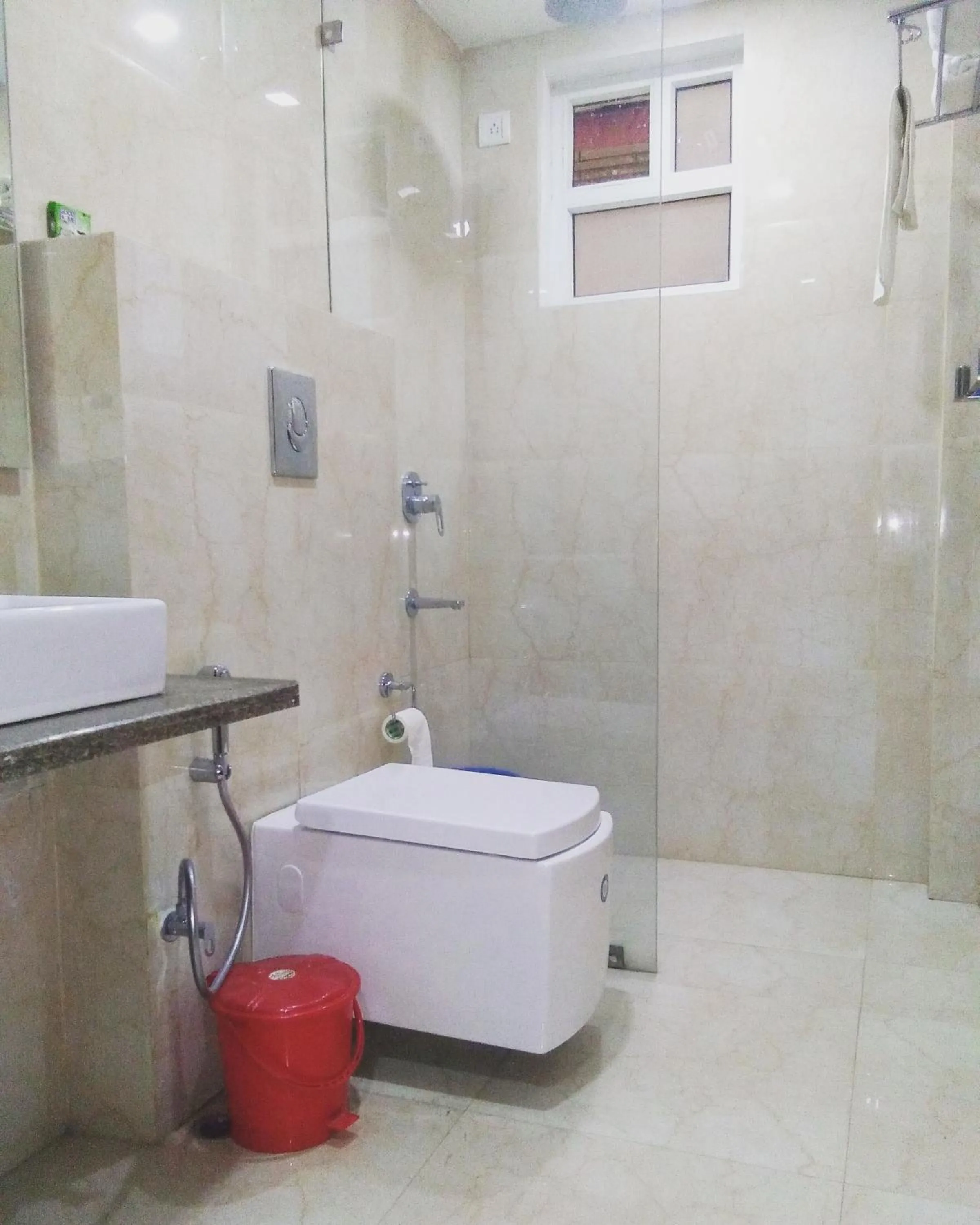 Bathroom in Bodhgaya Seven Inn Hotel n Restaurant