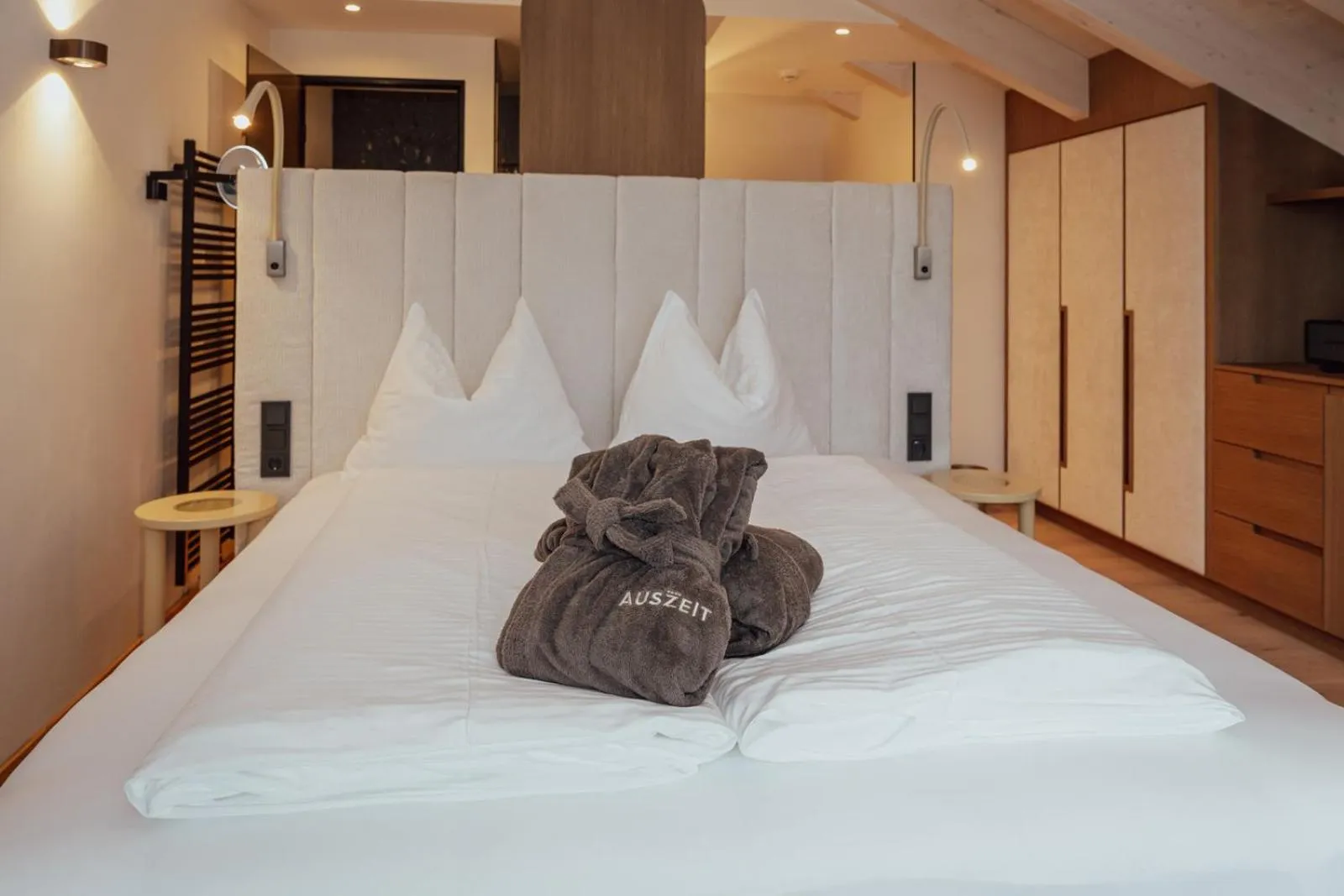 Photo of the whole room, Bed in Hotel Auszeit