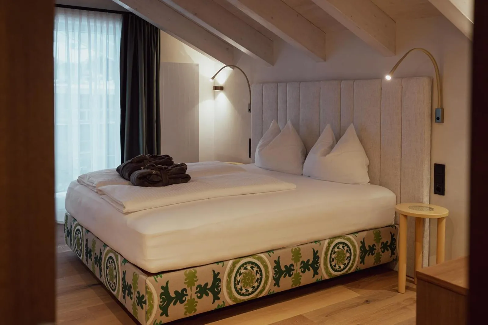 Bedroom, Bed in Hotel Auszeit