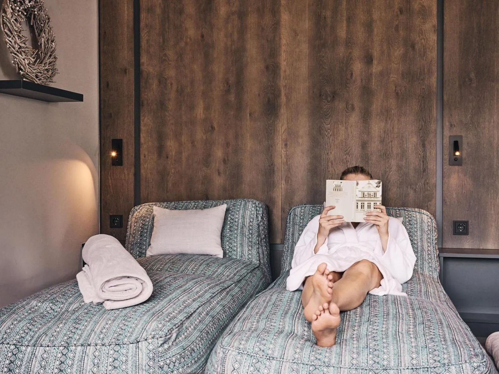 Spa and wellness centre/facilities, Bed in Hotel Auszeit