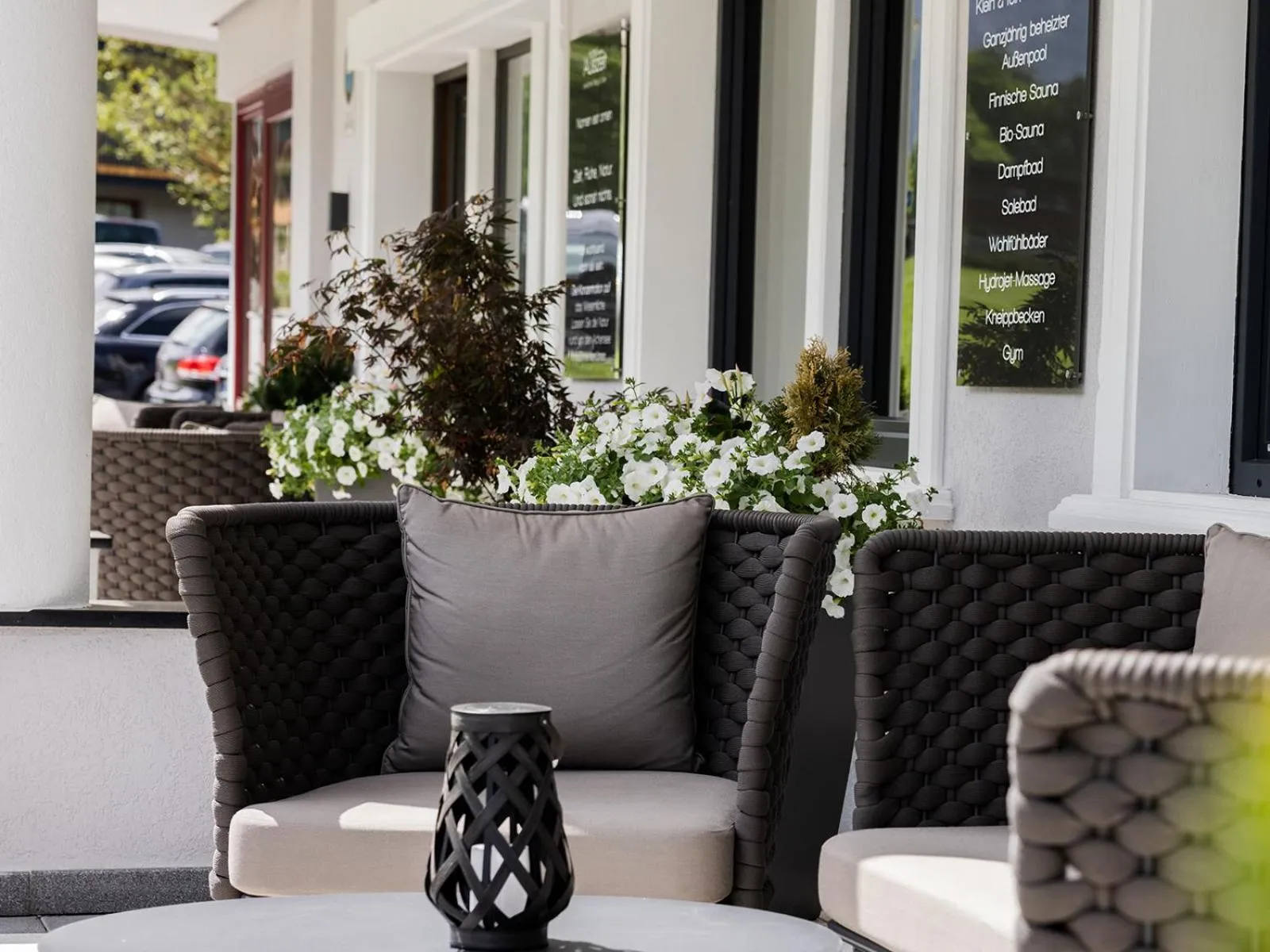 Facade/entrance in Hotel Auszeit