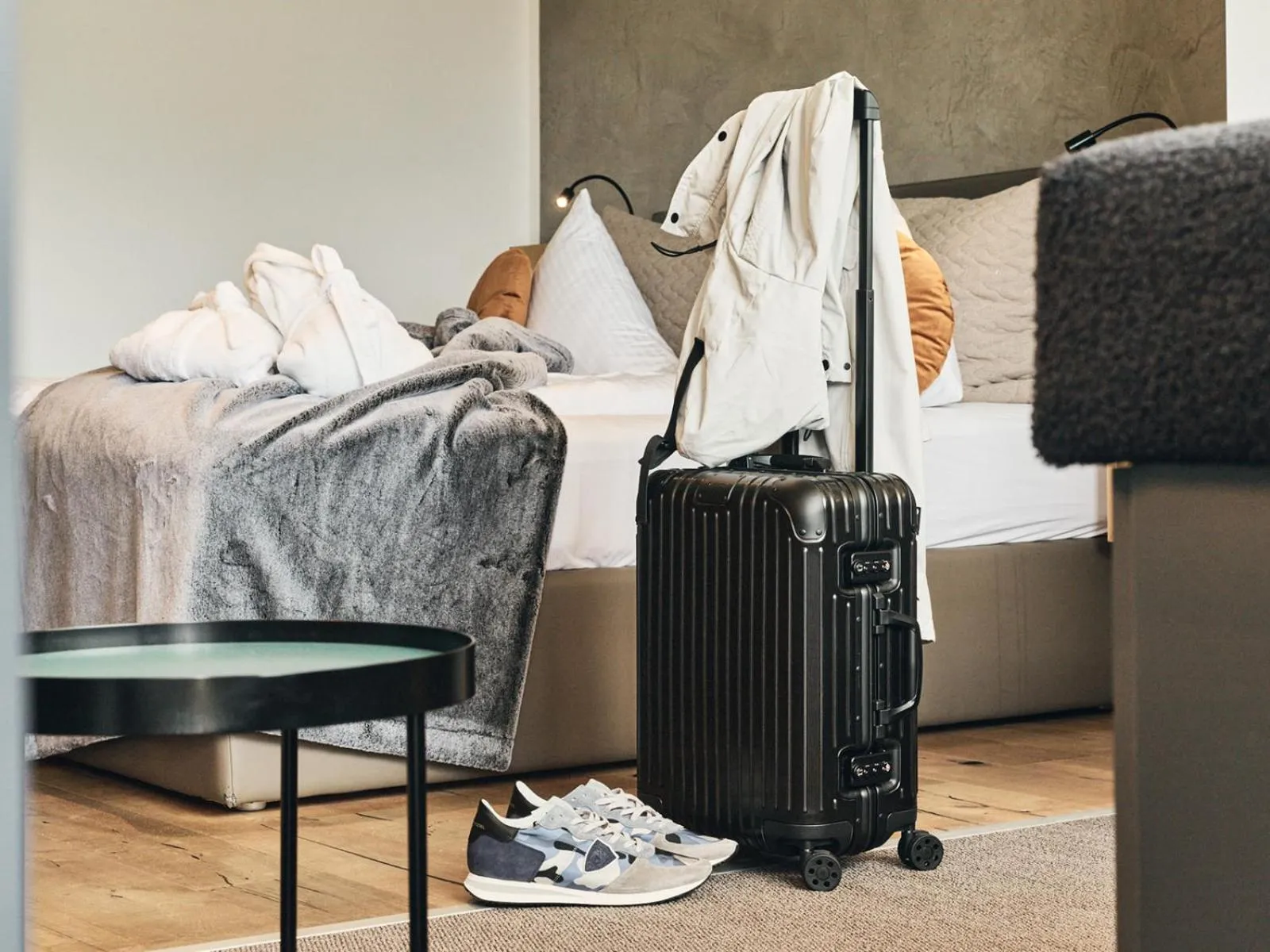 Photo of the whole room, Bed in Hotel Auszeit