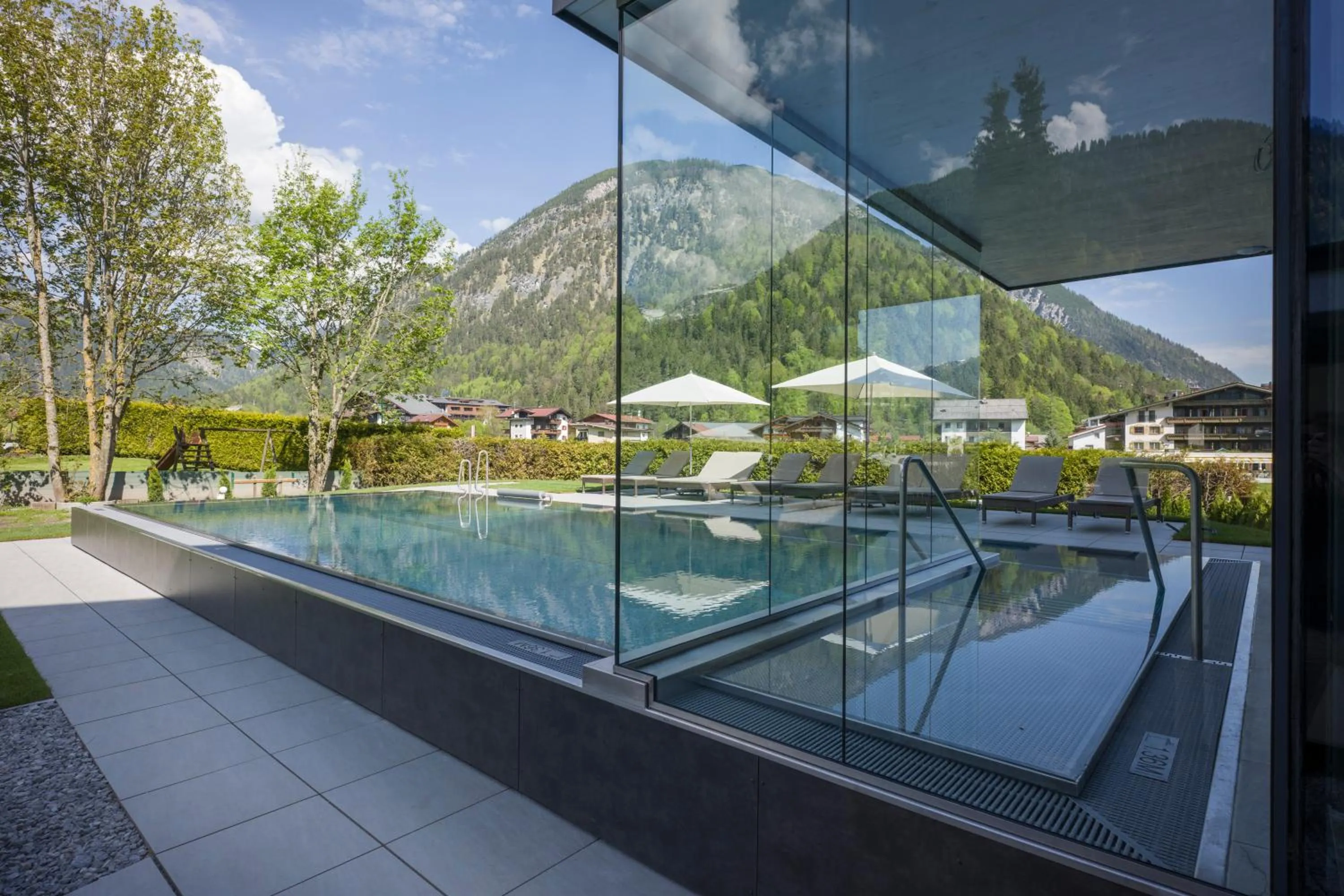 Swimming pool in Hotel Auszeit