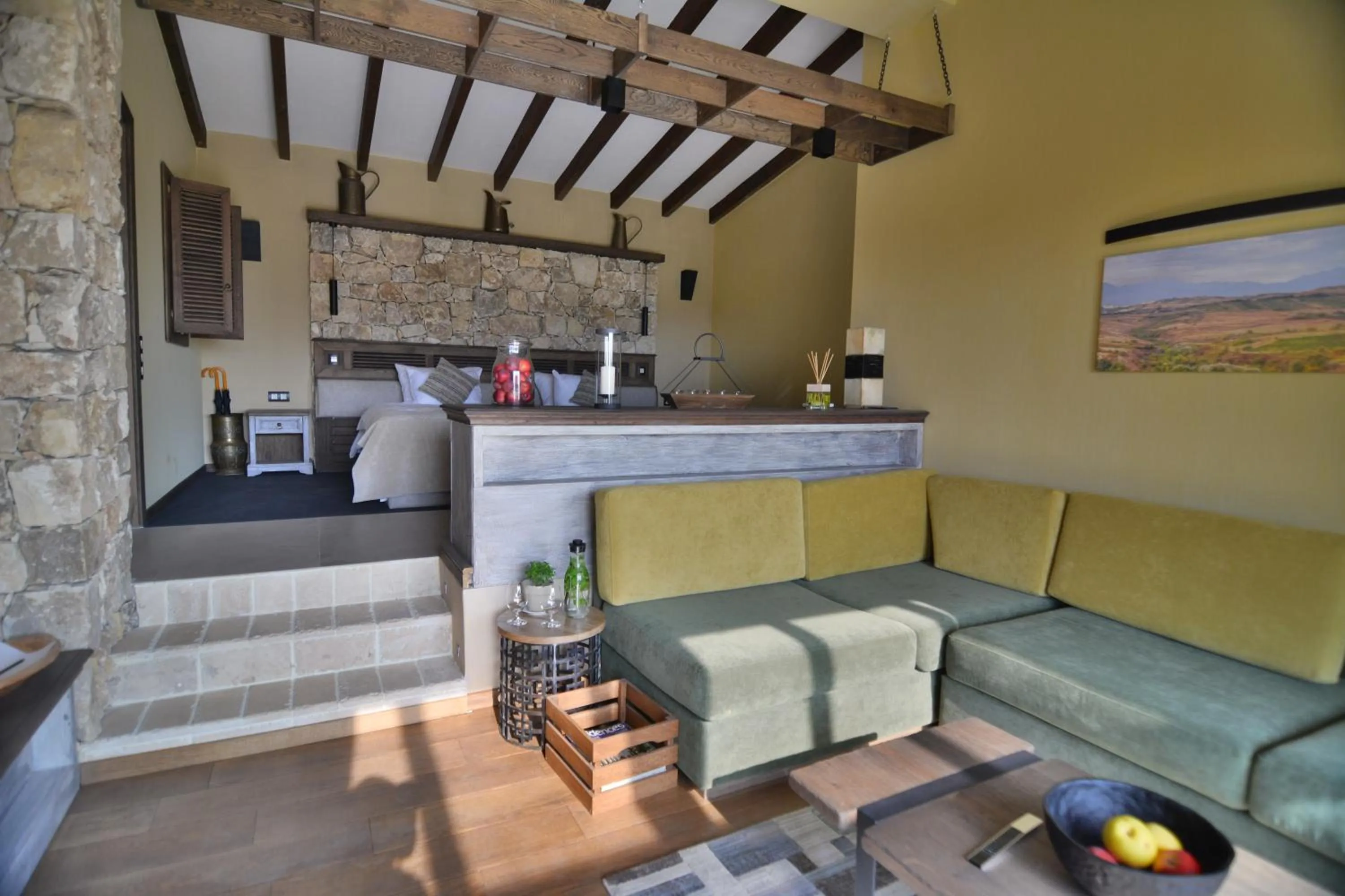 Communal lounge/ TV room in Zornitza Family Estate Relais & Chateaux