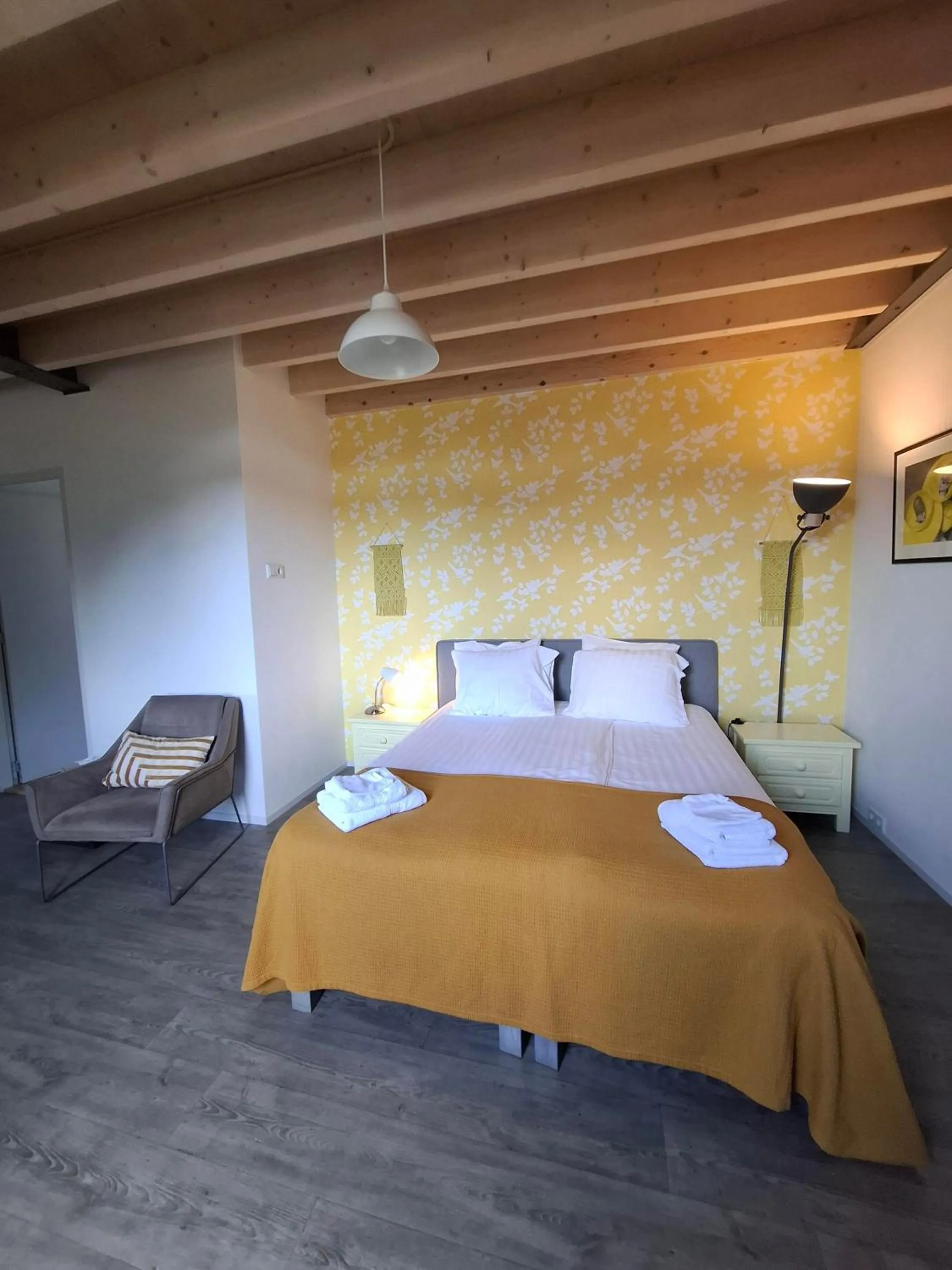 Bed in De Gaanderij bed and Breakfast