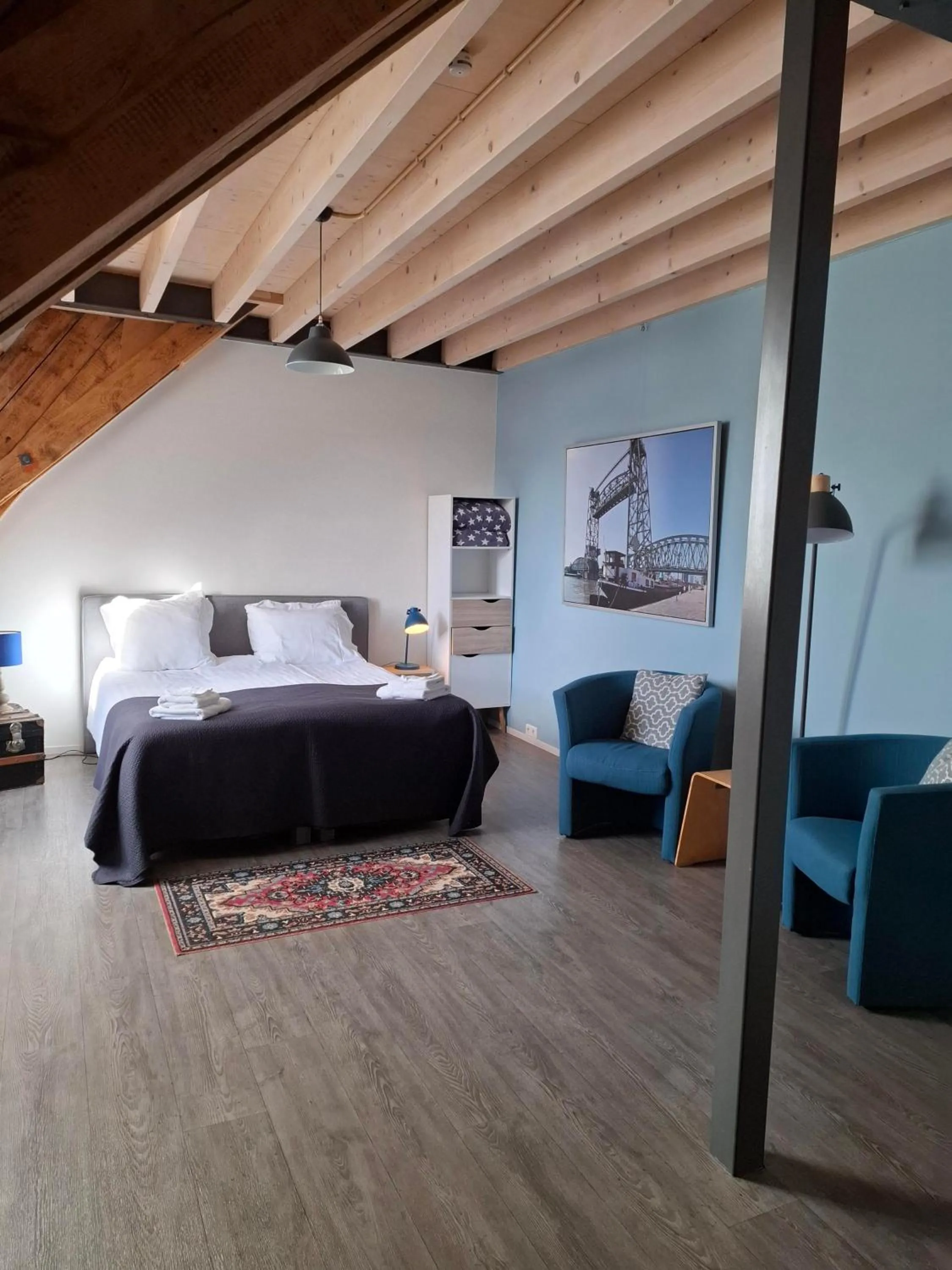 Bed in De Gaanderij bed and Breakfast