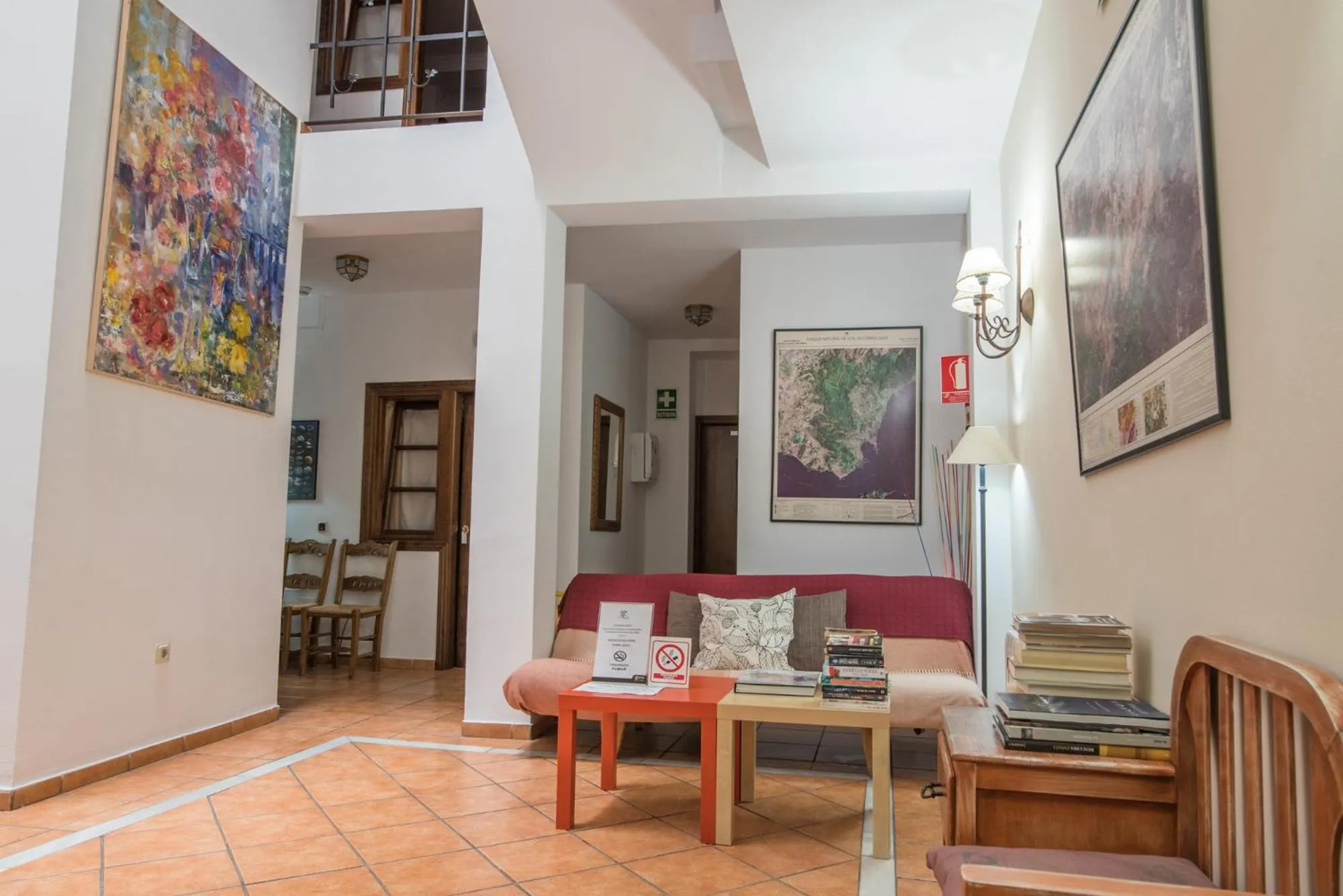 Library in Hotel Boutique Morales