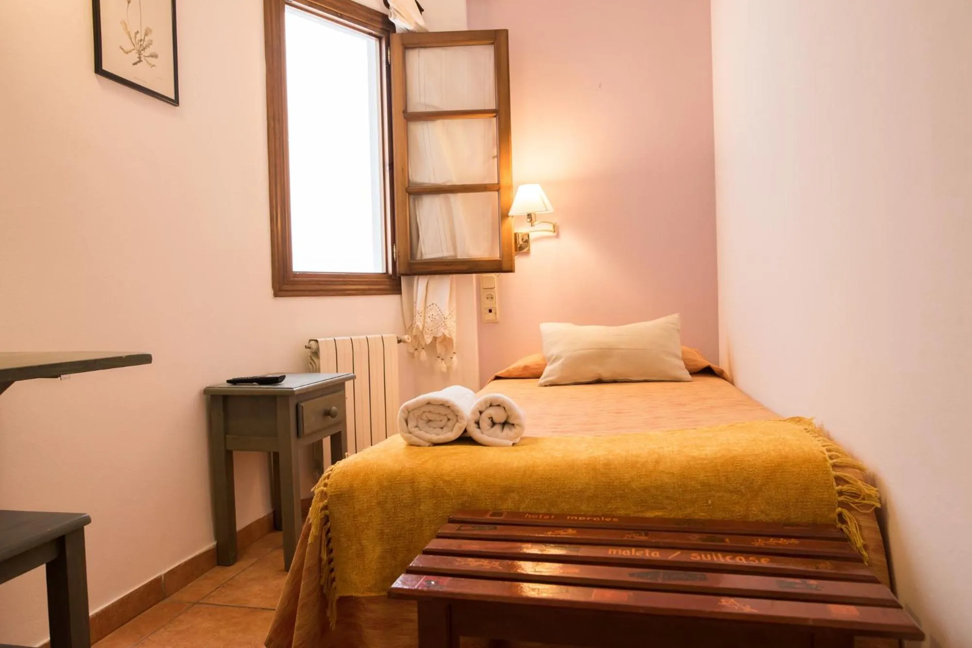 Bed in Hotel Boutique Morales