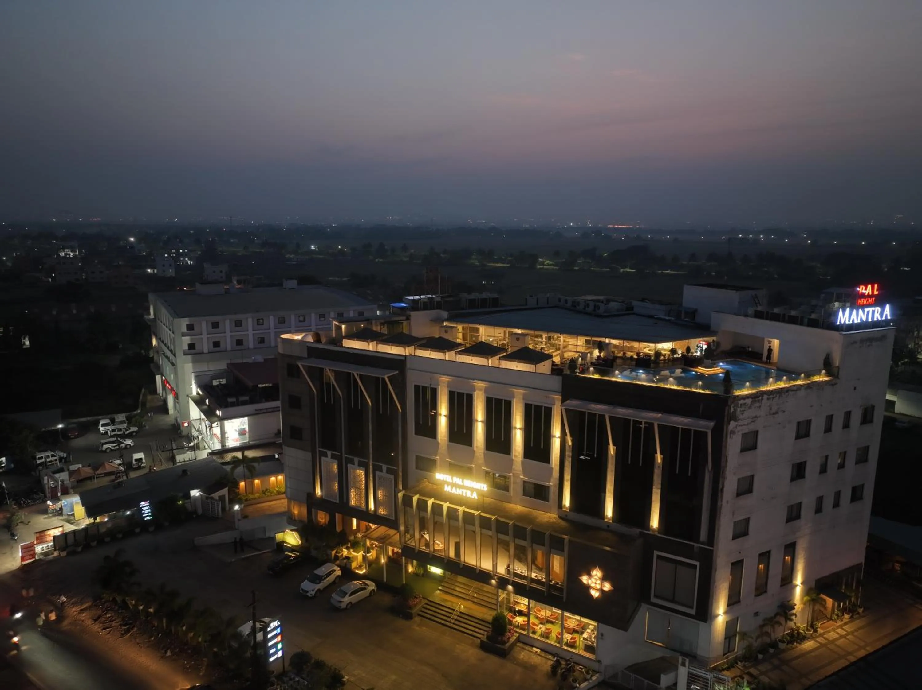 Property building in Pal Heights Mantra