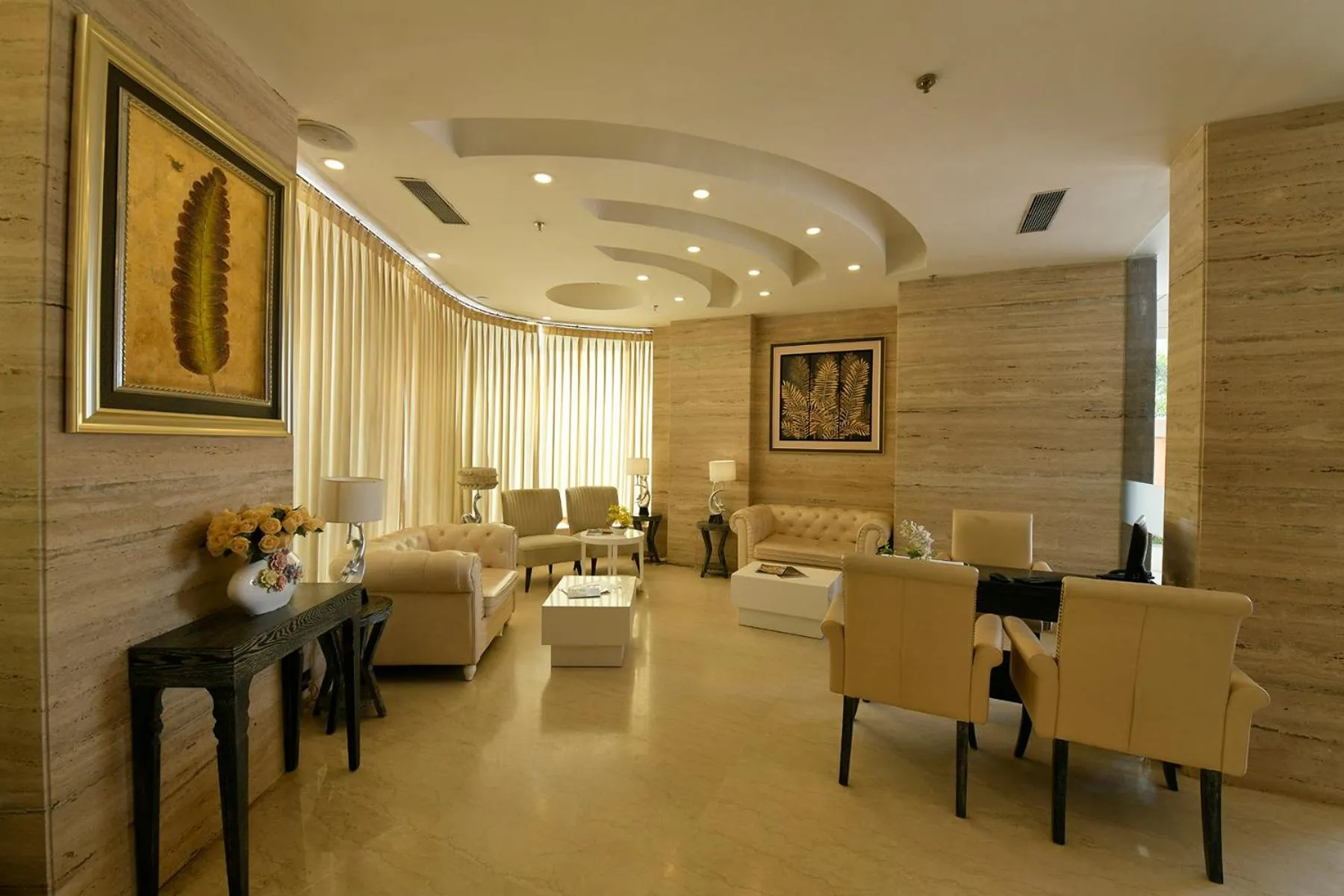 Living room in Pal Heights Mantra