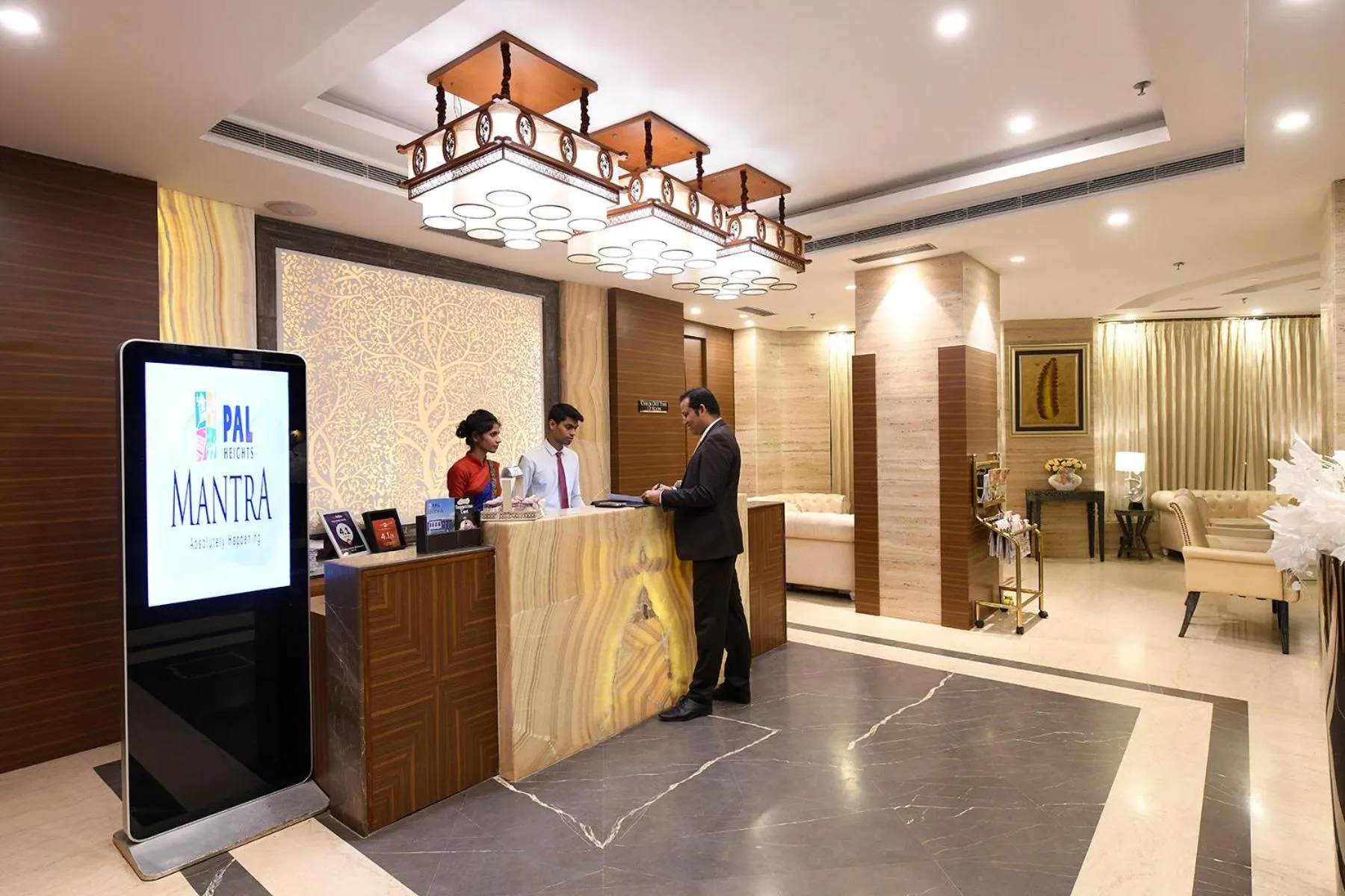Lobby or reception in Pal Heights Mantra