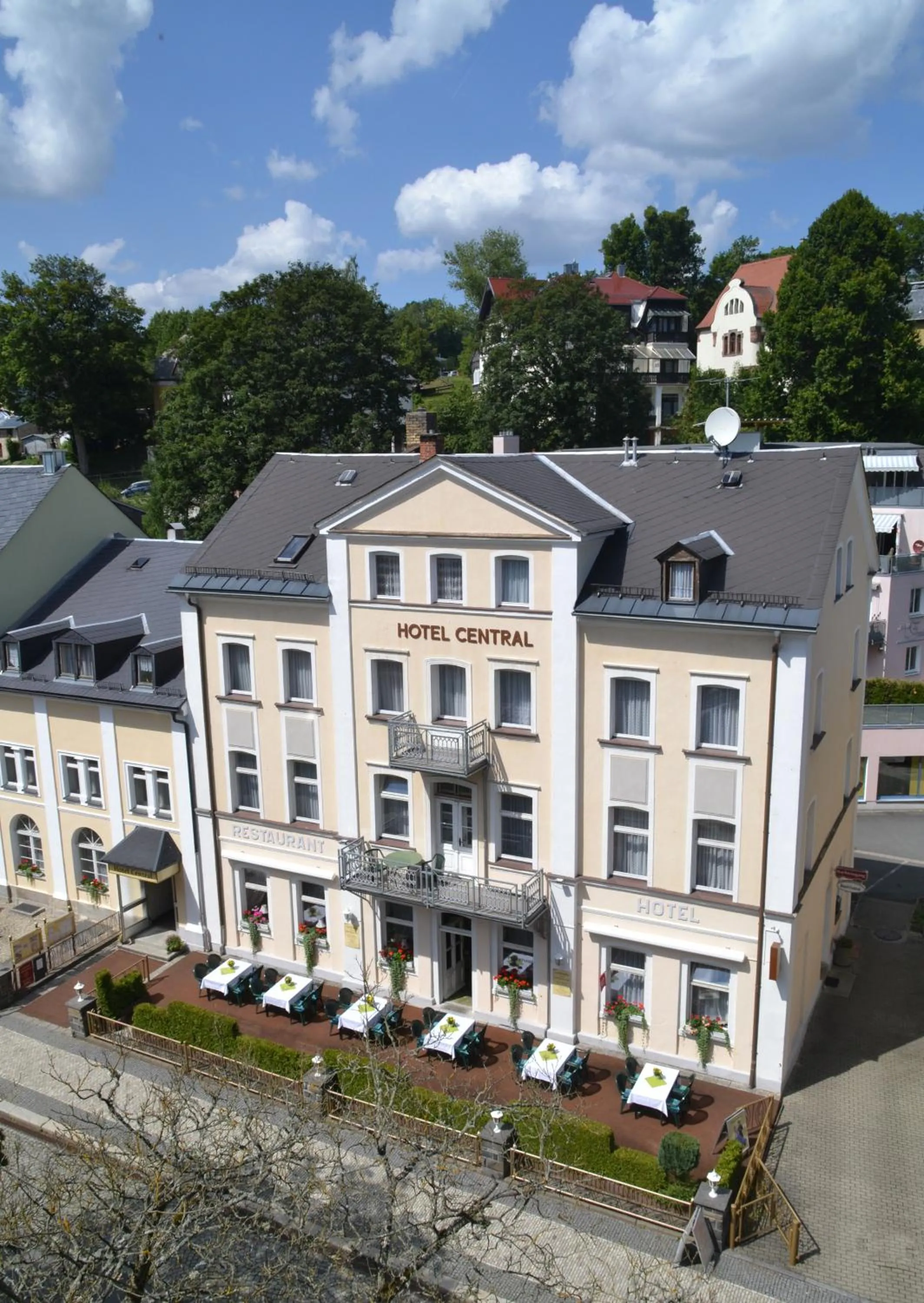 Bird's eye view in Hotel Central