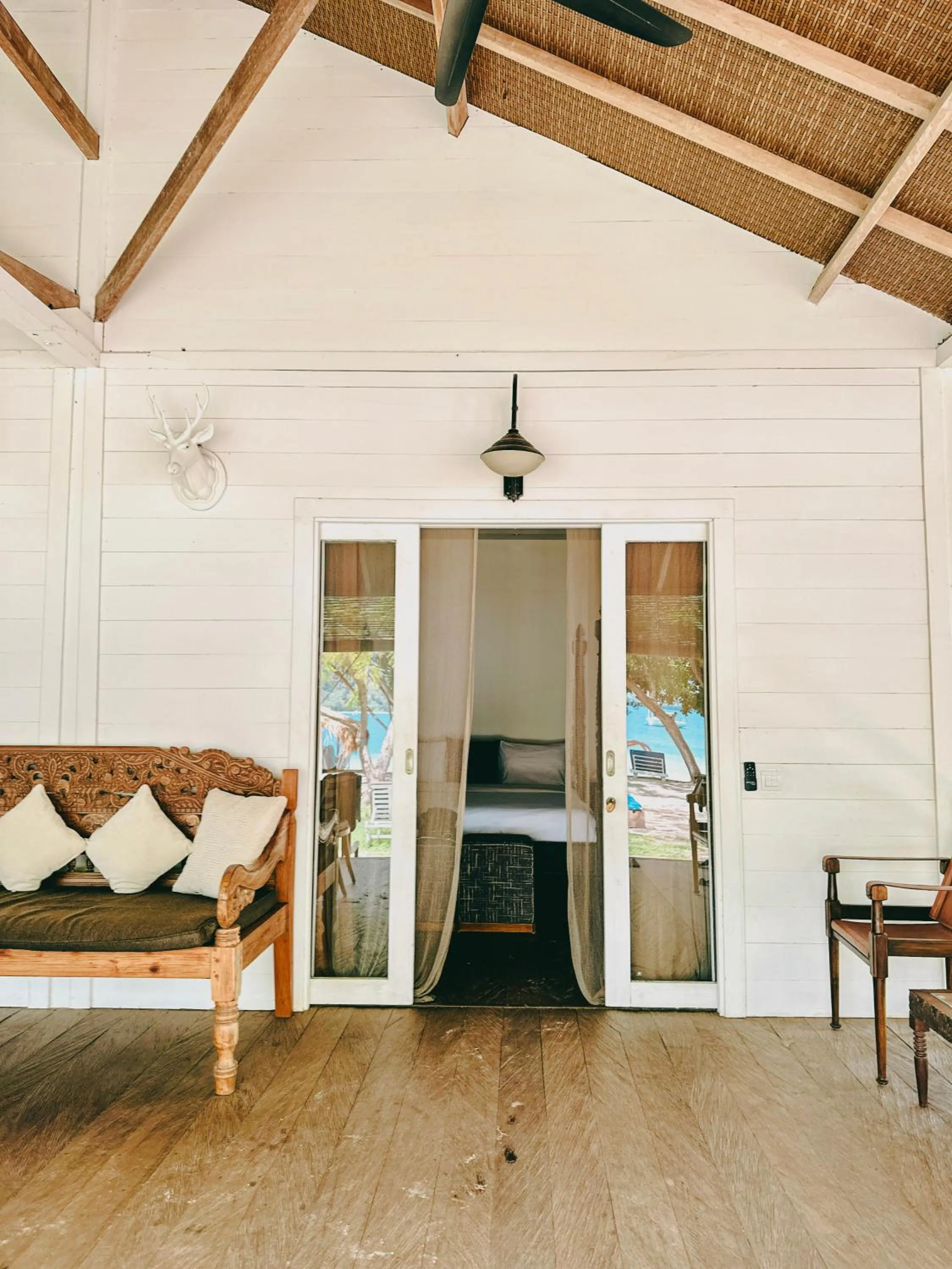 Seating area in Vayam Boutique Resort Gili Asahan