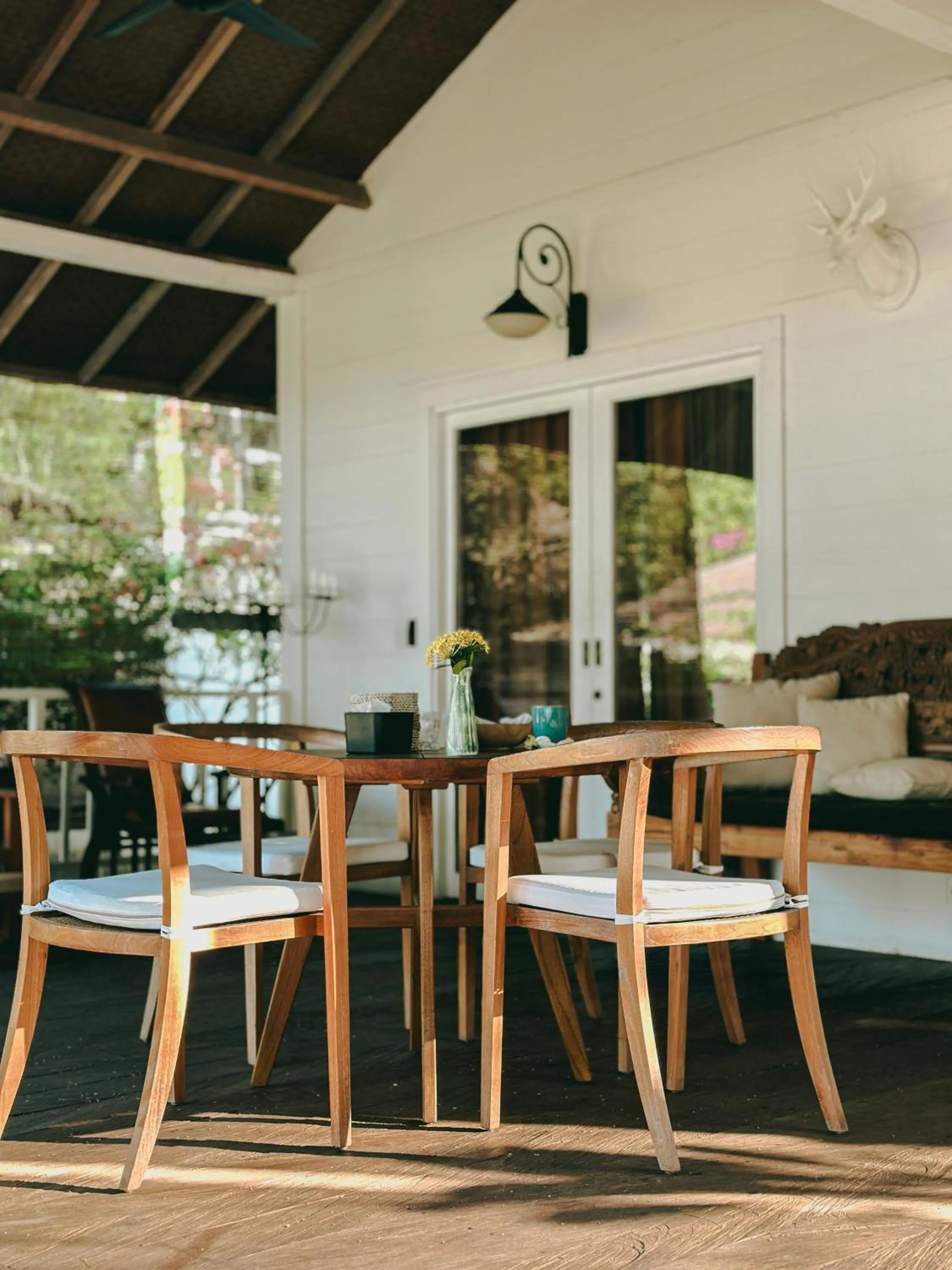 Seating area in Vayam Boutique Resort Gili Asahan