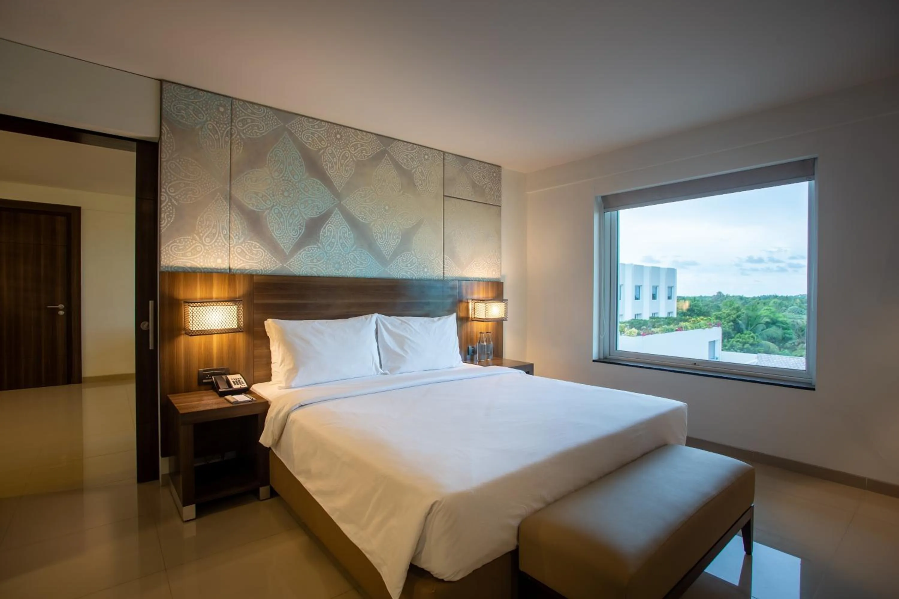 Bedroom, Bed in The Residency Towers, Rameswaram