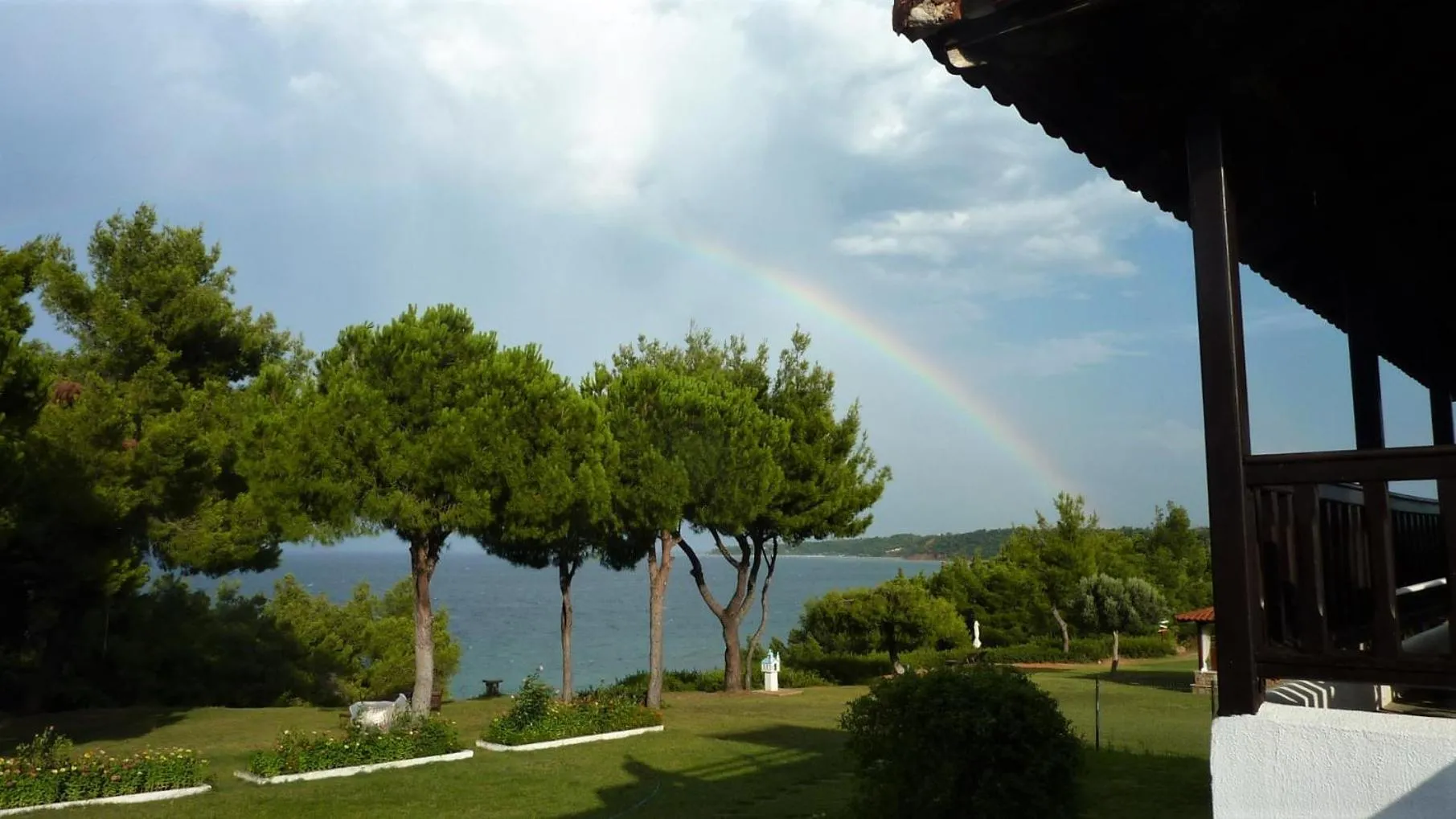 Garden view in Villa Oasis