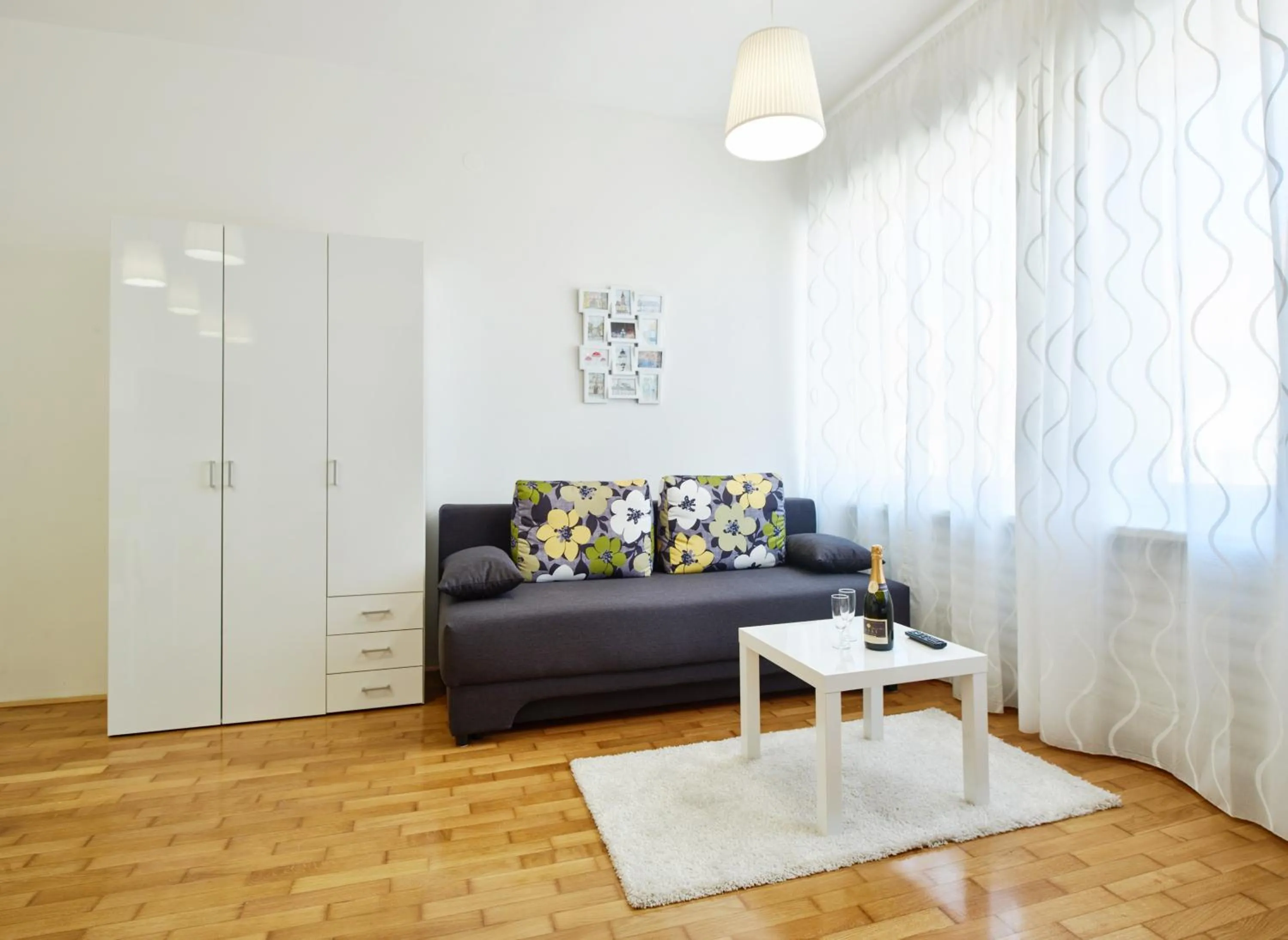 Living room in Stars of Zagreb Apartments