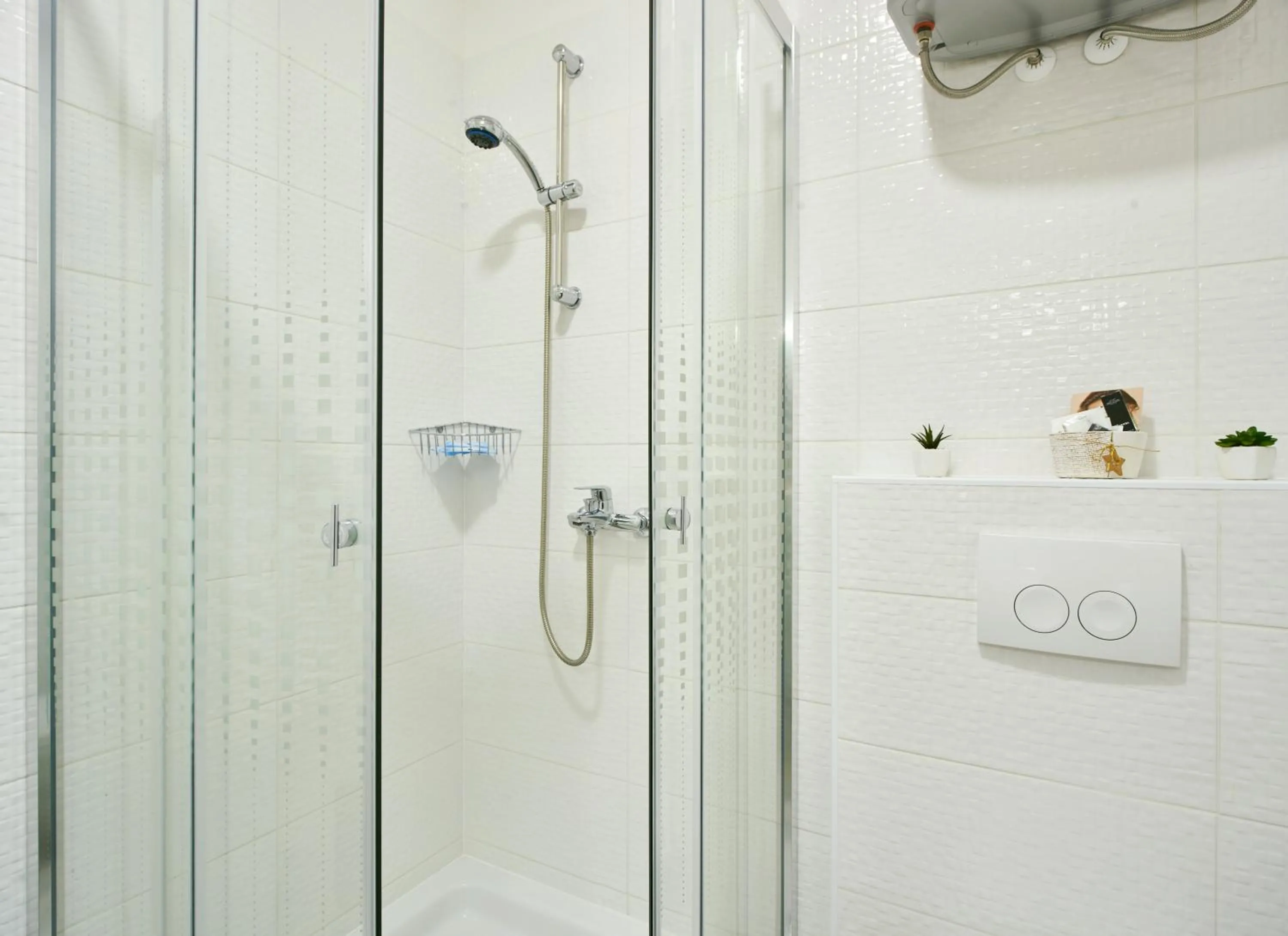 Shower in Stars of Zagreb Apartments