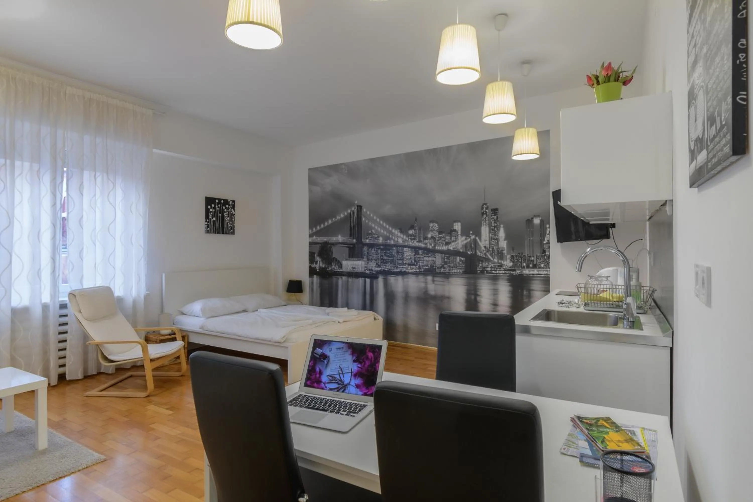 Photo of the whole room in Stars of Zagreb Apartments