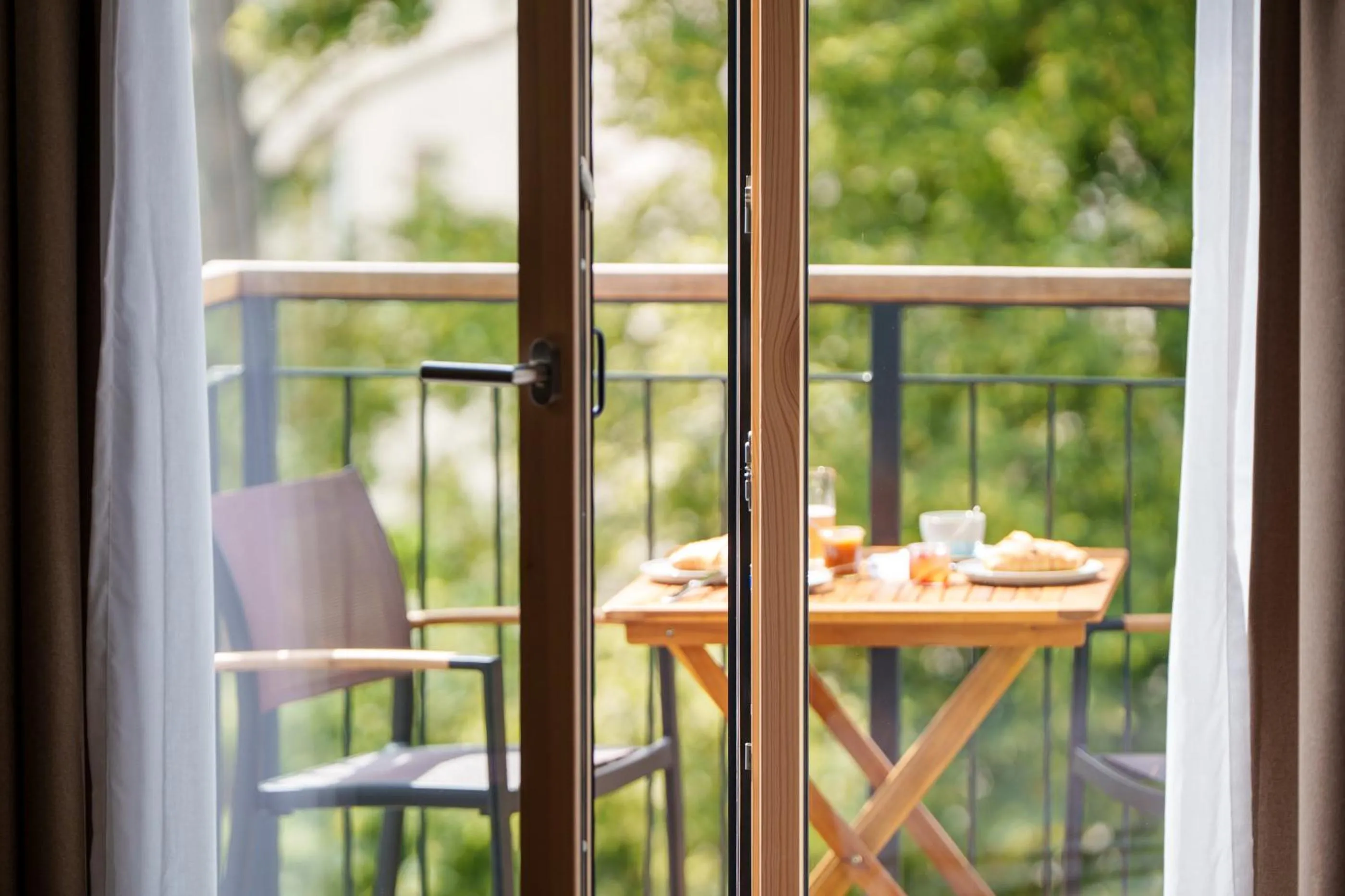Patio in The Green Rostock Apartment Hotel